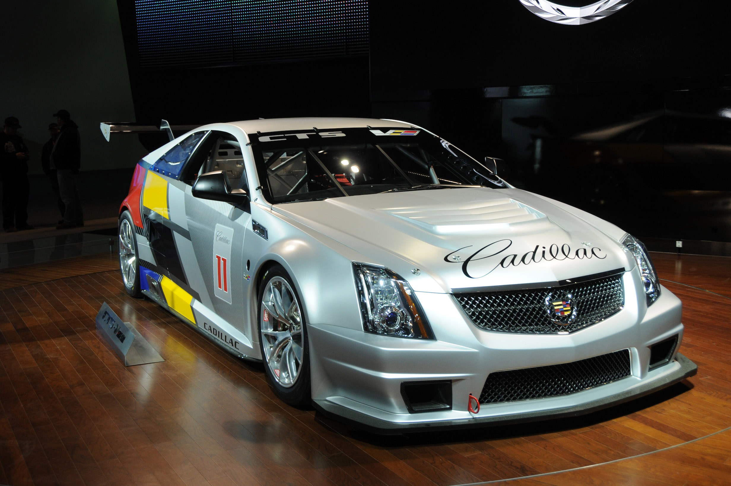 Cadillac CTS-V Coupe race car Detroit