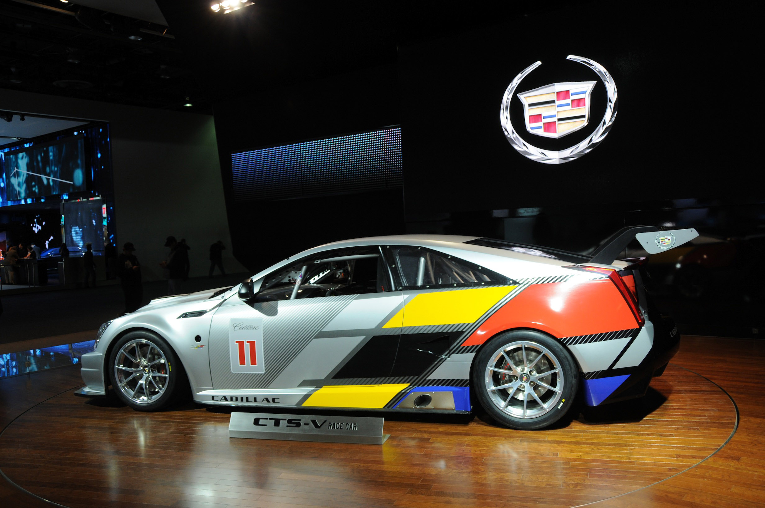 Cadillac CTS-V Coupe race car Detroit