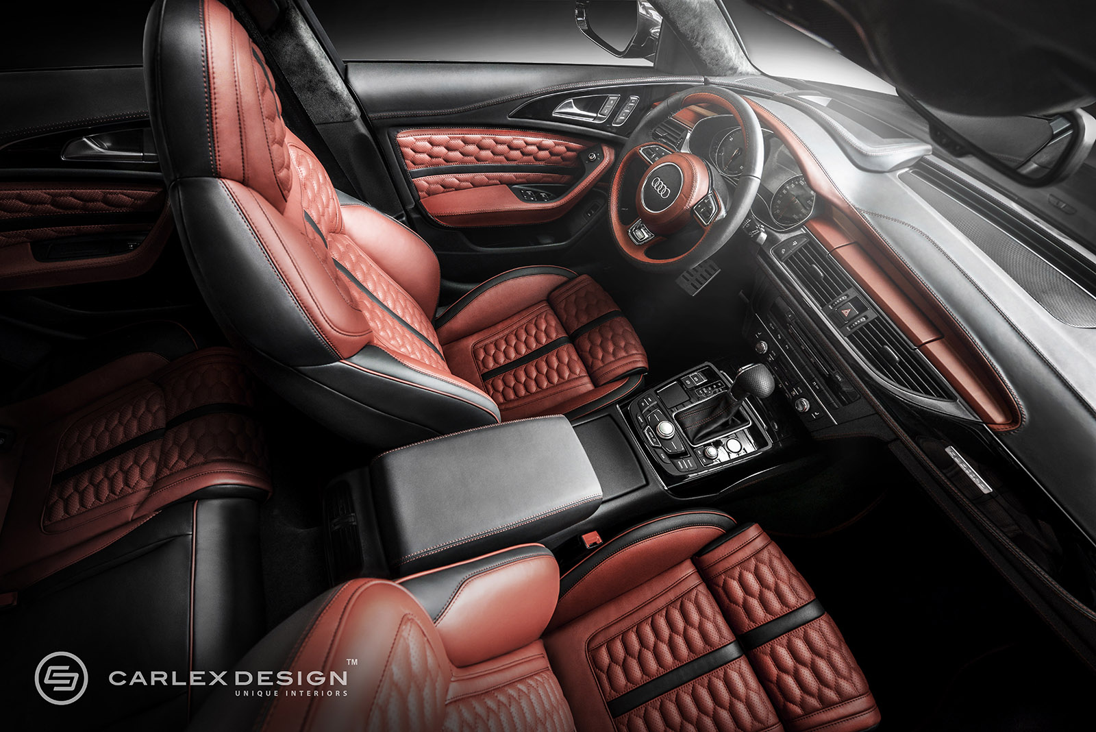 Carlex Design Audi A6 Honeycomb Interior