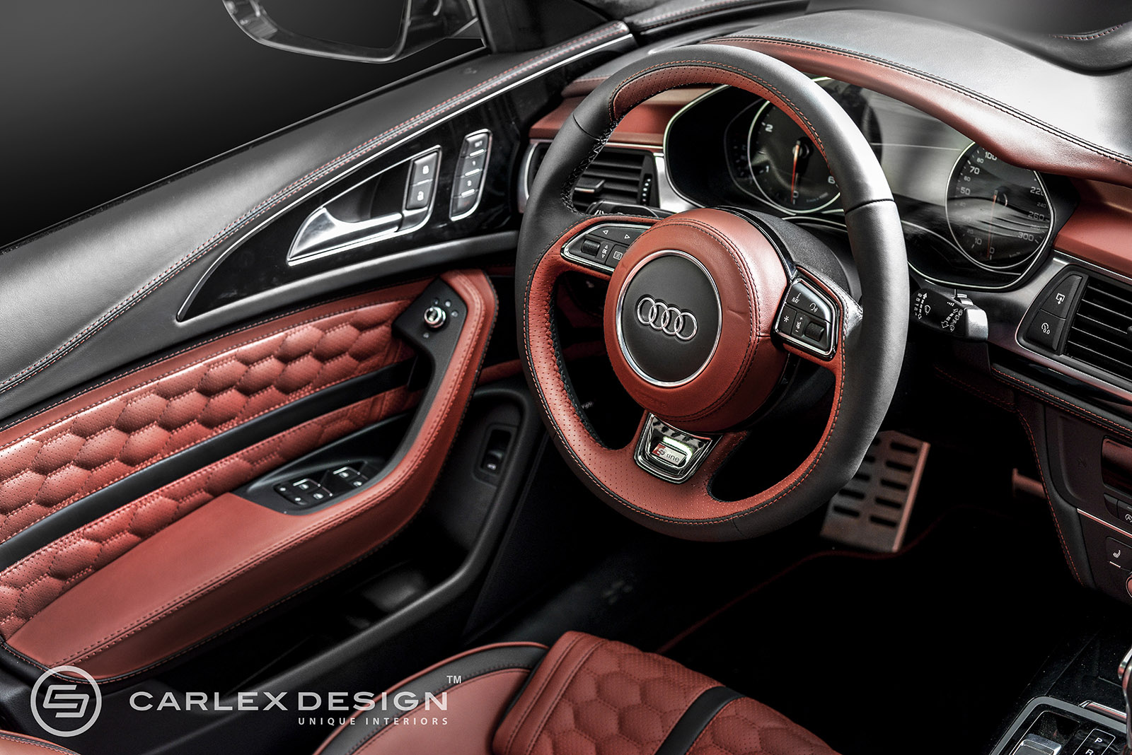 Carlex Design Audi A6 Honeycomb Interior