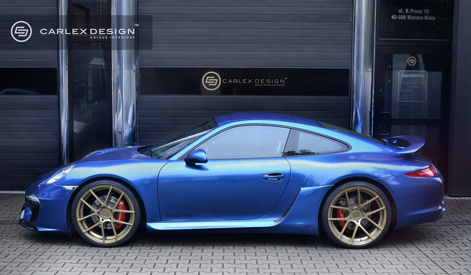 Carlex Design Porsche 911 Blue Electric