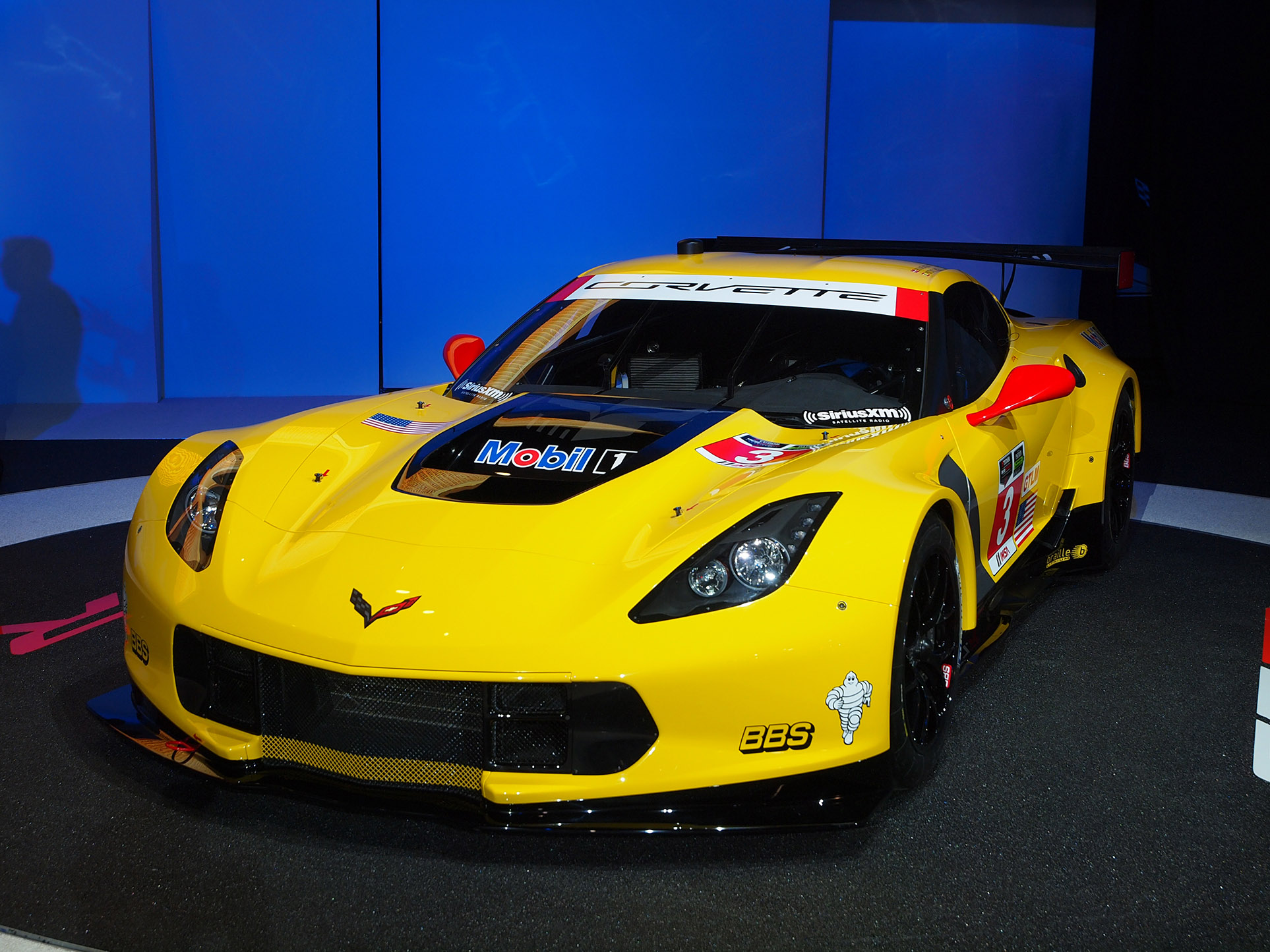 Chevrolet Corvette C7.R race car Detroit