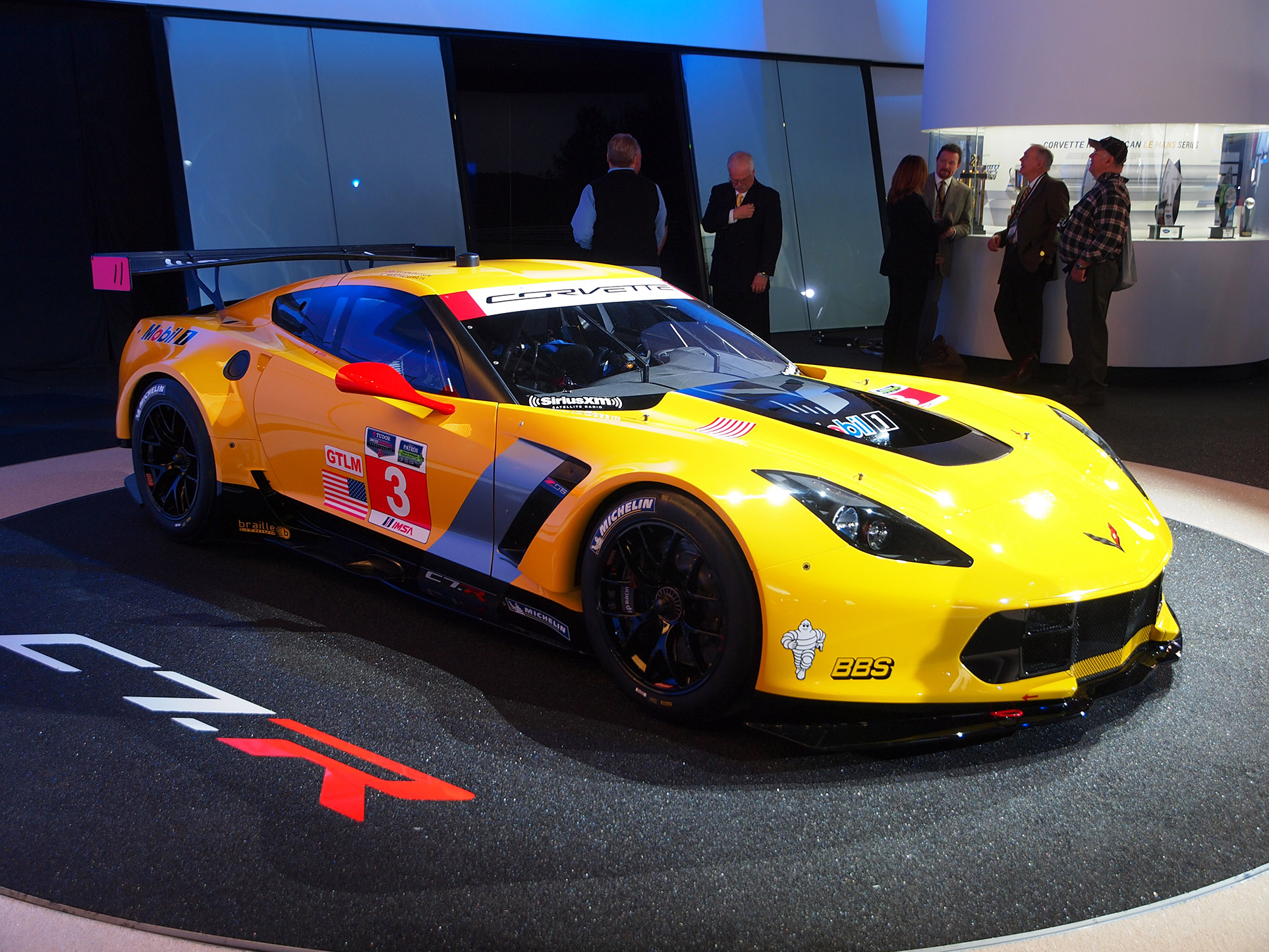 Chevrolet Corvette C7.R race car Detroit