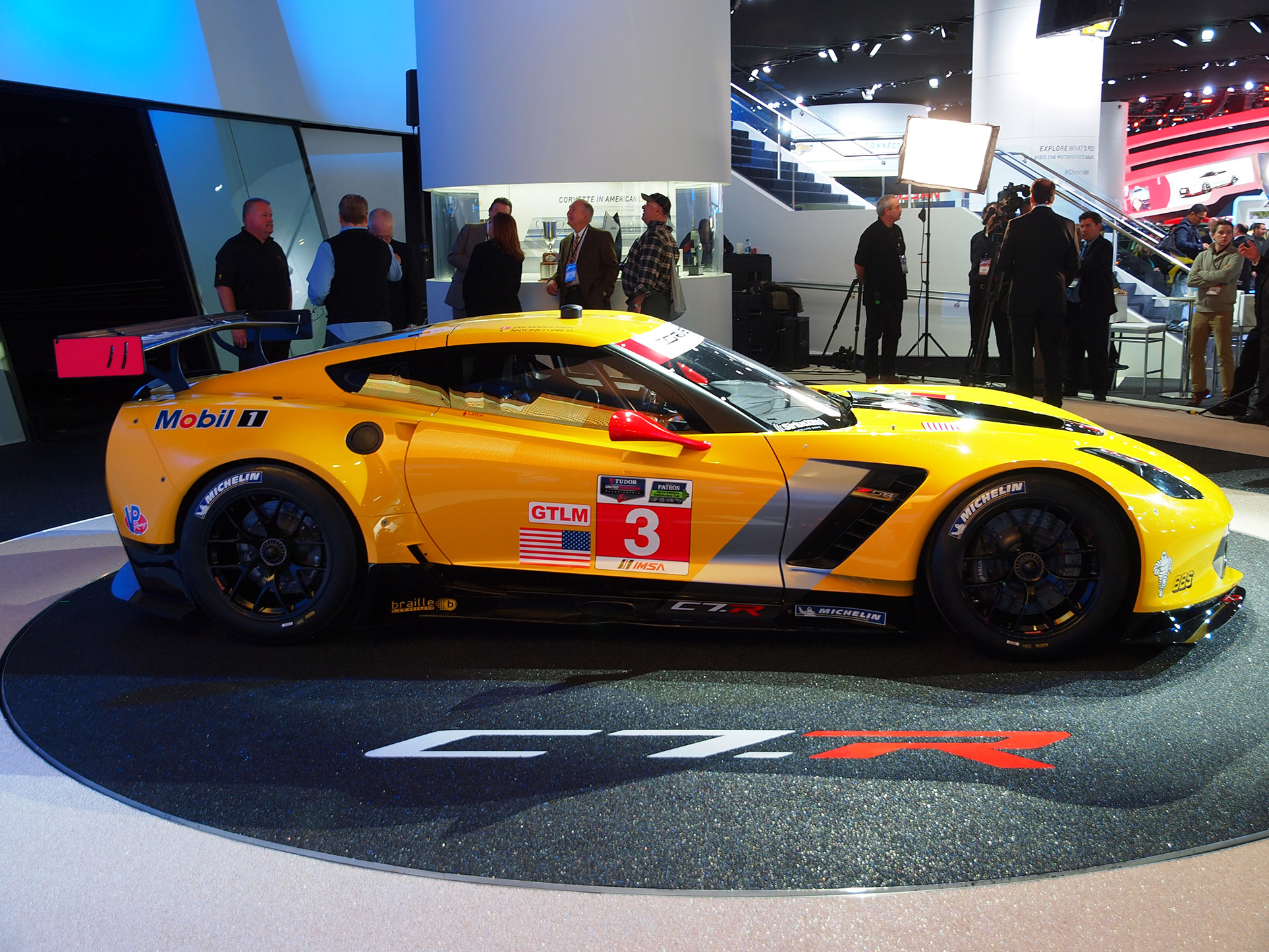 Chevrolet Corvette C7.R race car Detroit