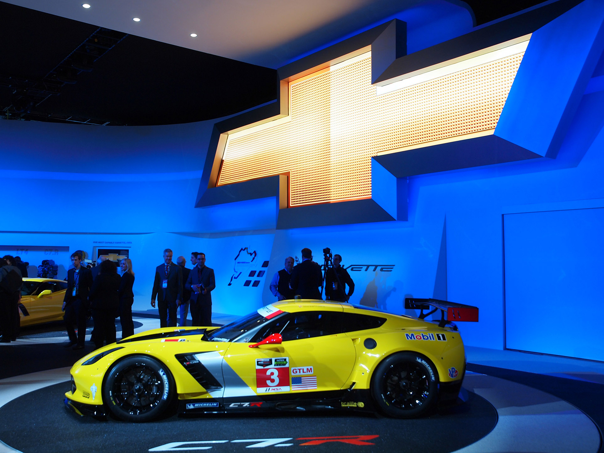 Chevrolet Corvette C7.R race car Detroit