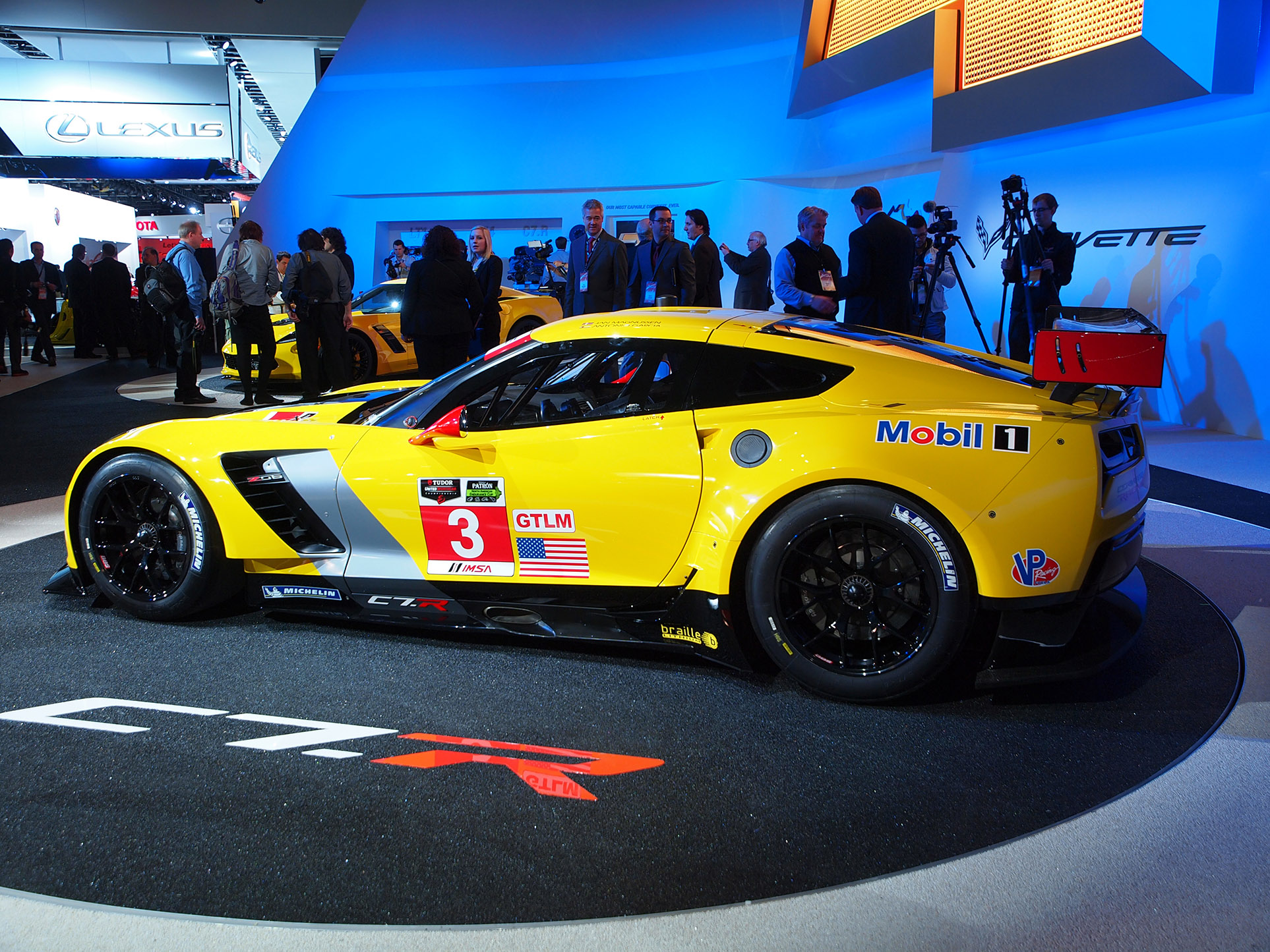 Chevrolet Corvette C7.R race car Detroit