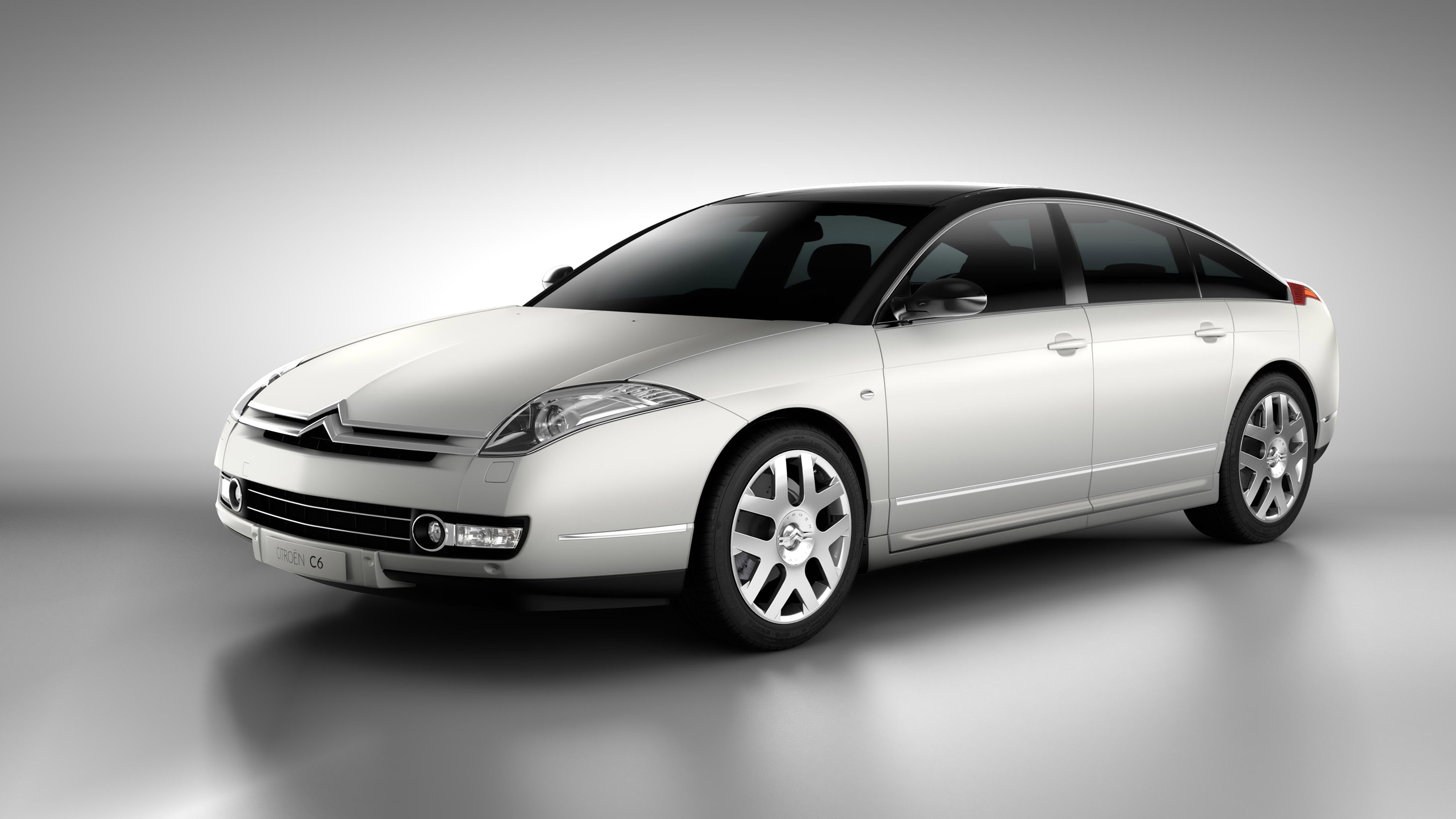 Citroen C6 Noir et Blanc