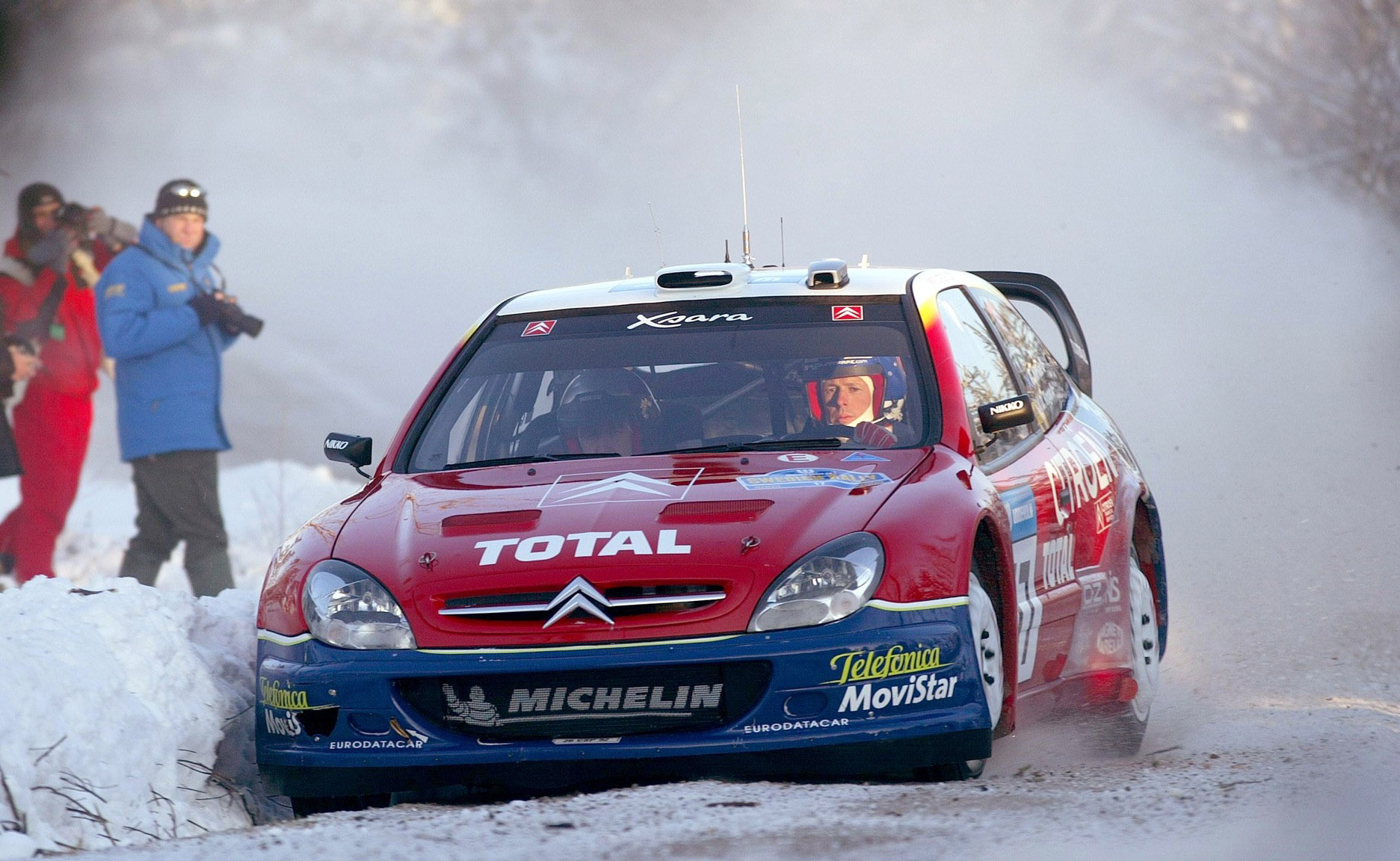 Colin McRae in the  Citroen Xsara WRC