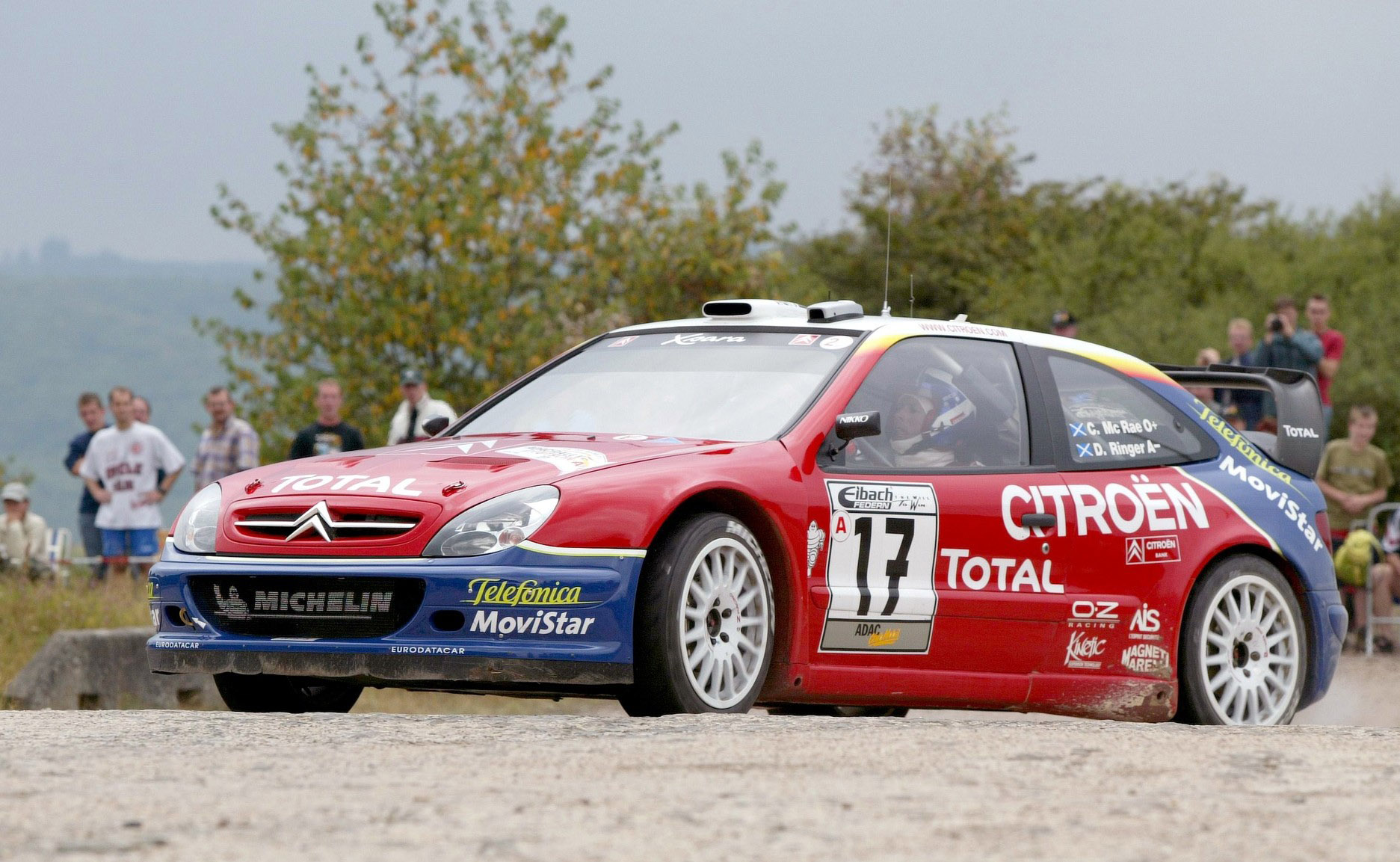 Colin McRae in the  Citroen Xsara WRC