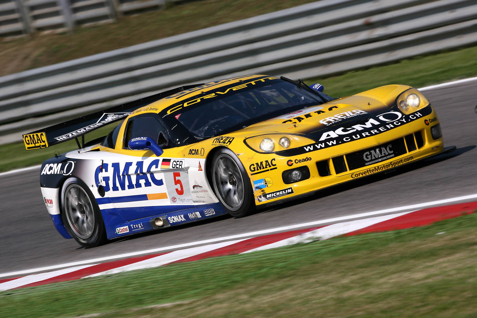 Corvette in Fia GT1 Race at Adria