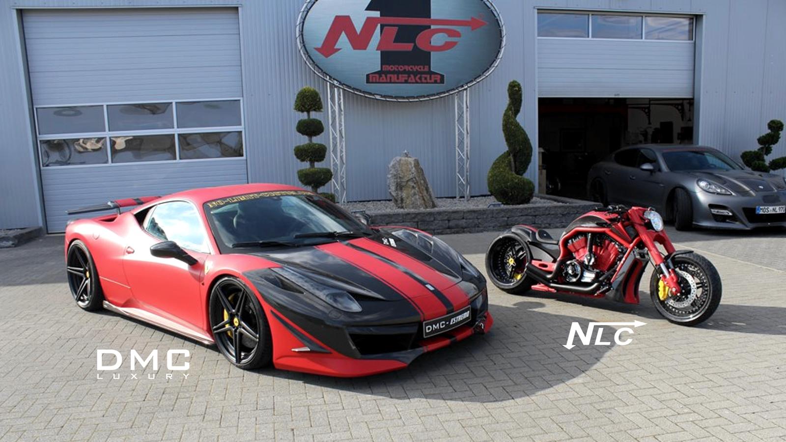 DMC Ferrari 458 Italia Estremo and The Twin Bike