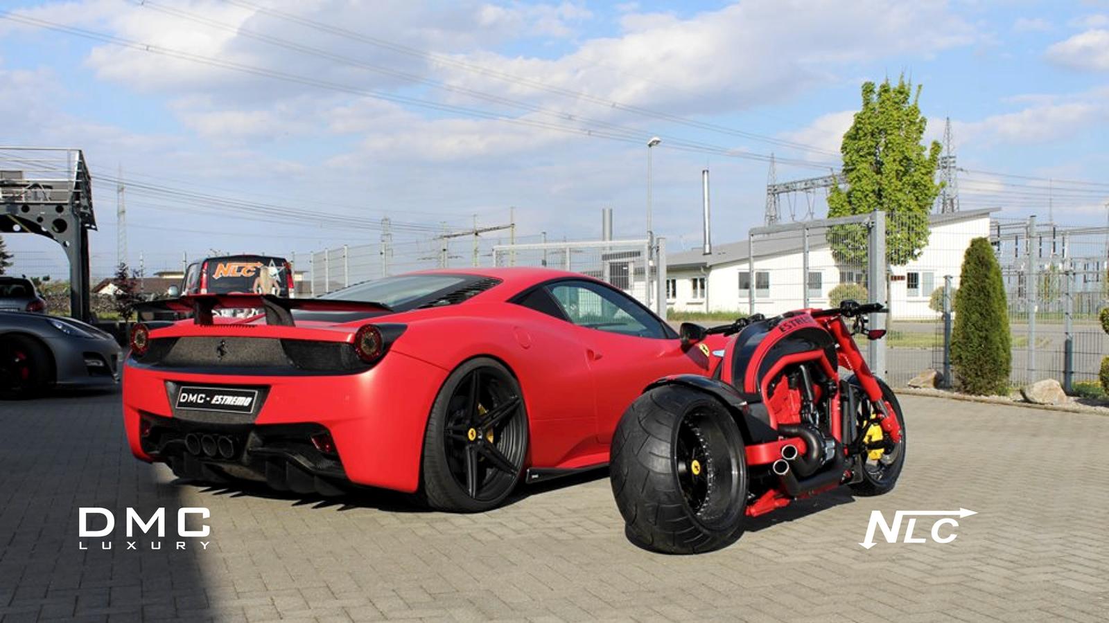 DMC Ferrari 458 Italia Estremo and The Twin Bike