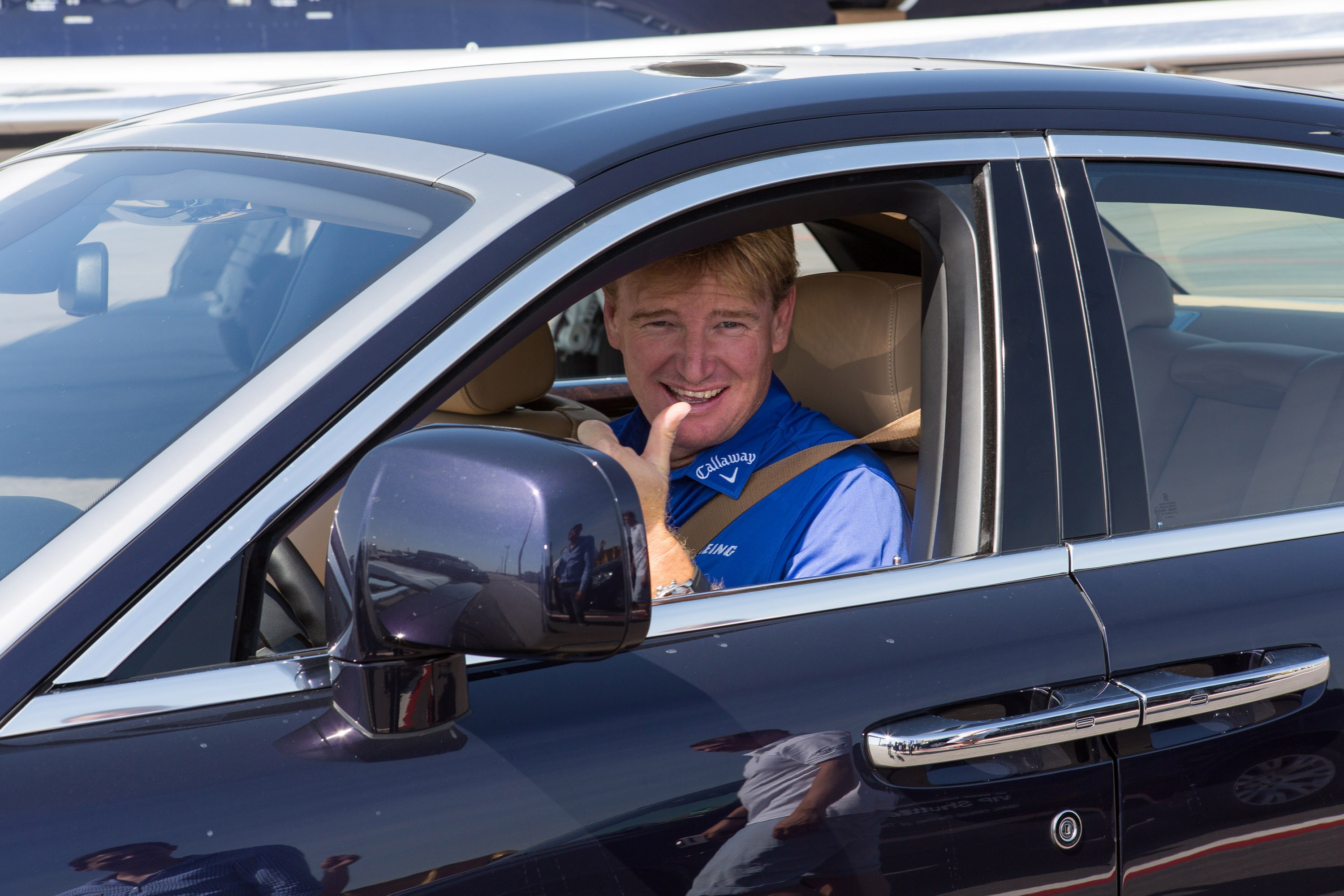 Ernie Els and Rolls-Royce Ghost