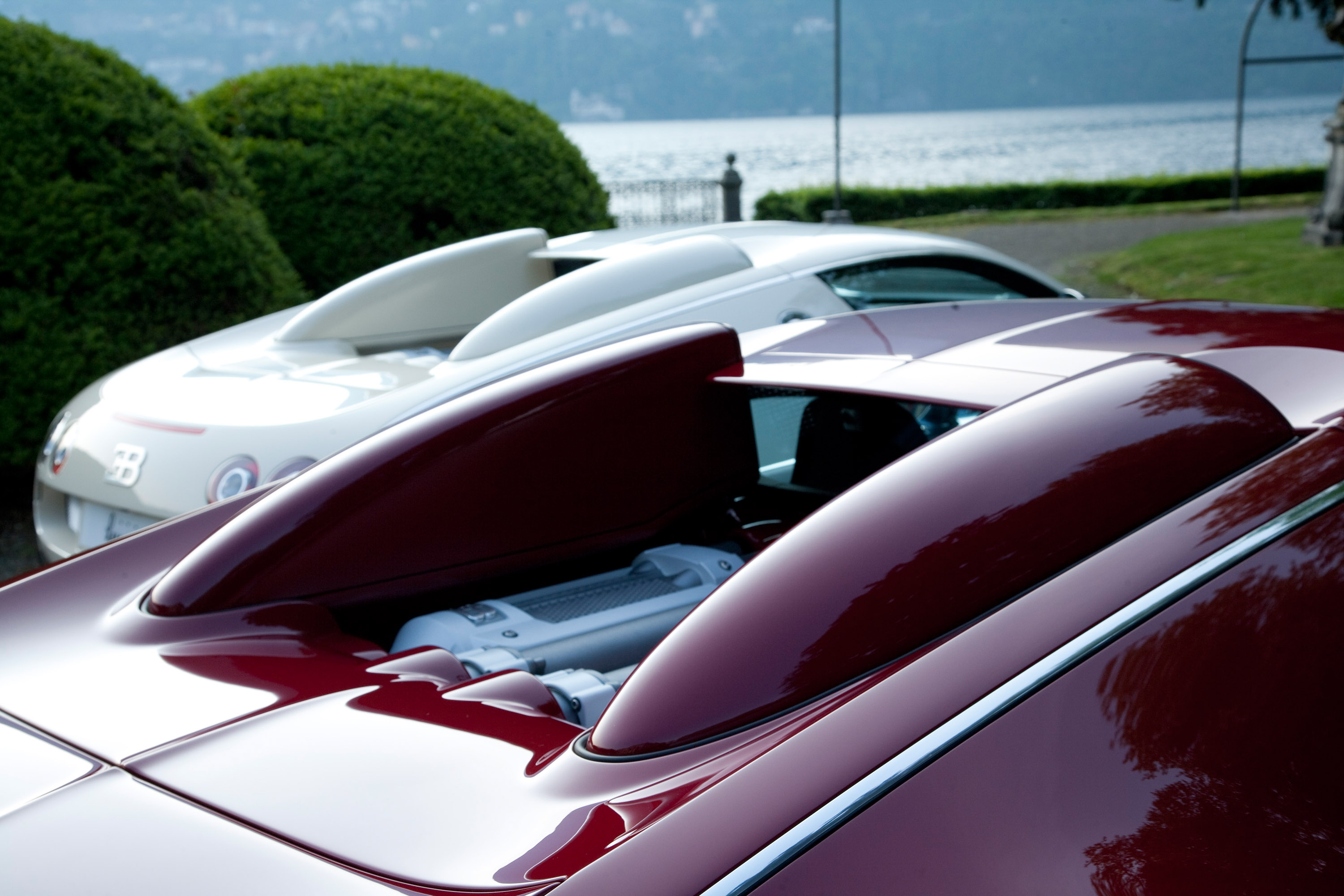 Bugatti Veyrons and Type 35 Grand Prix