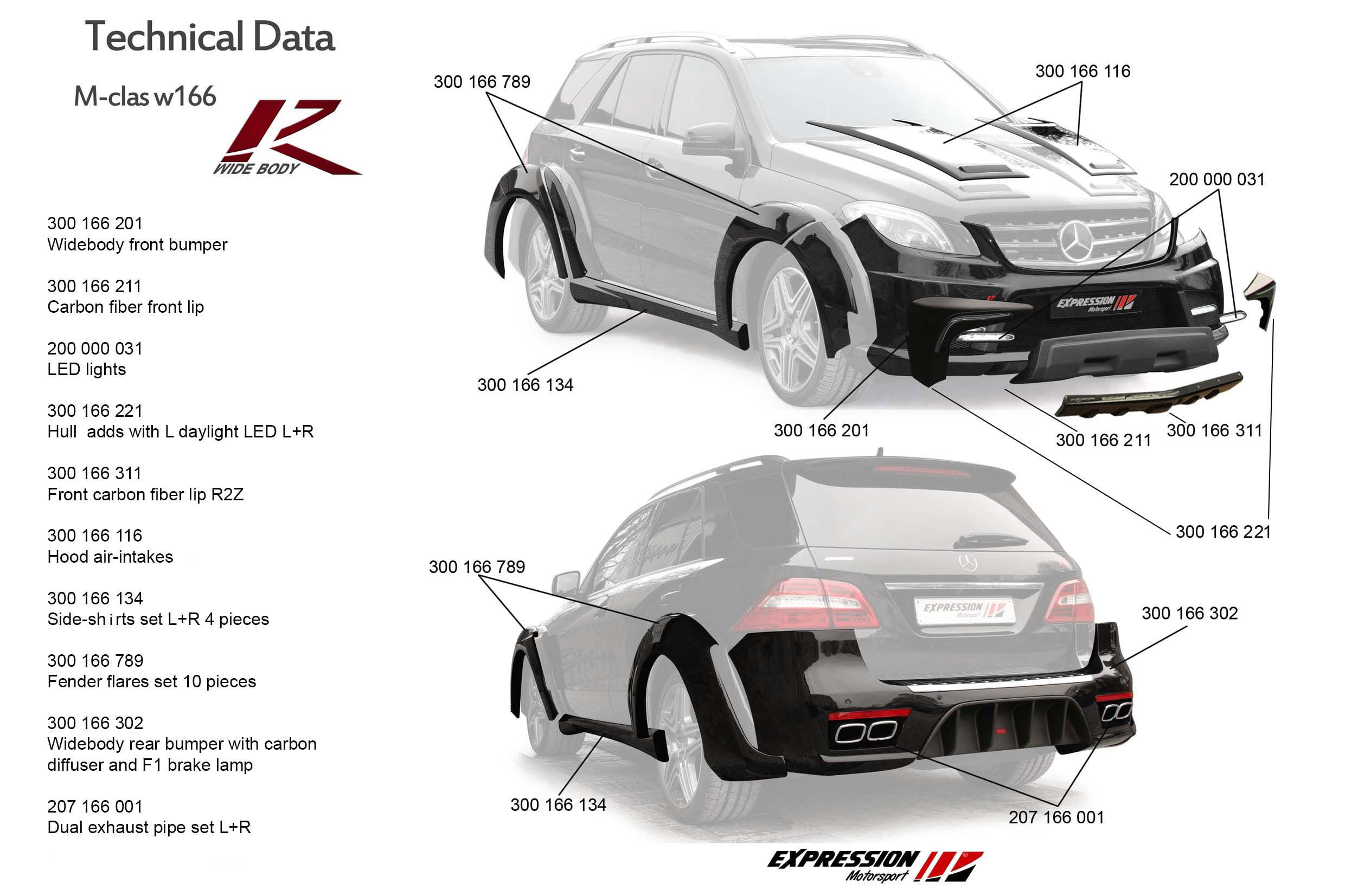 Expression Motorsport Mercedes-Benz ML63 Wide Body R