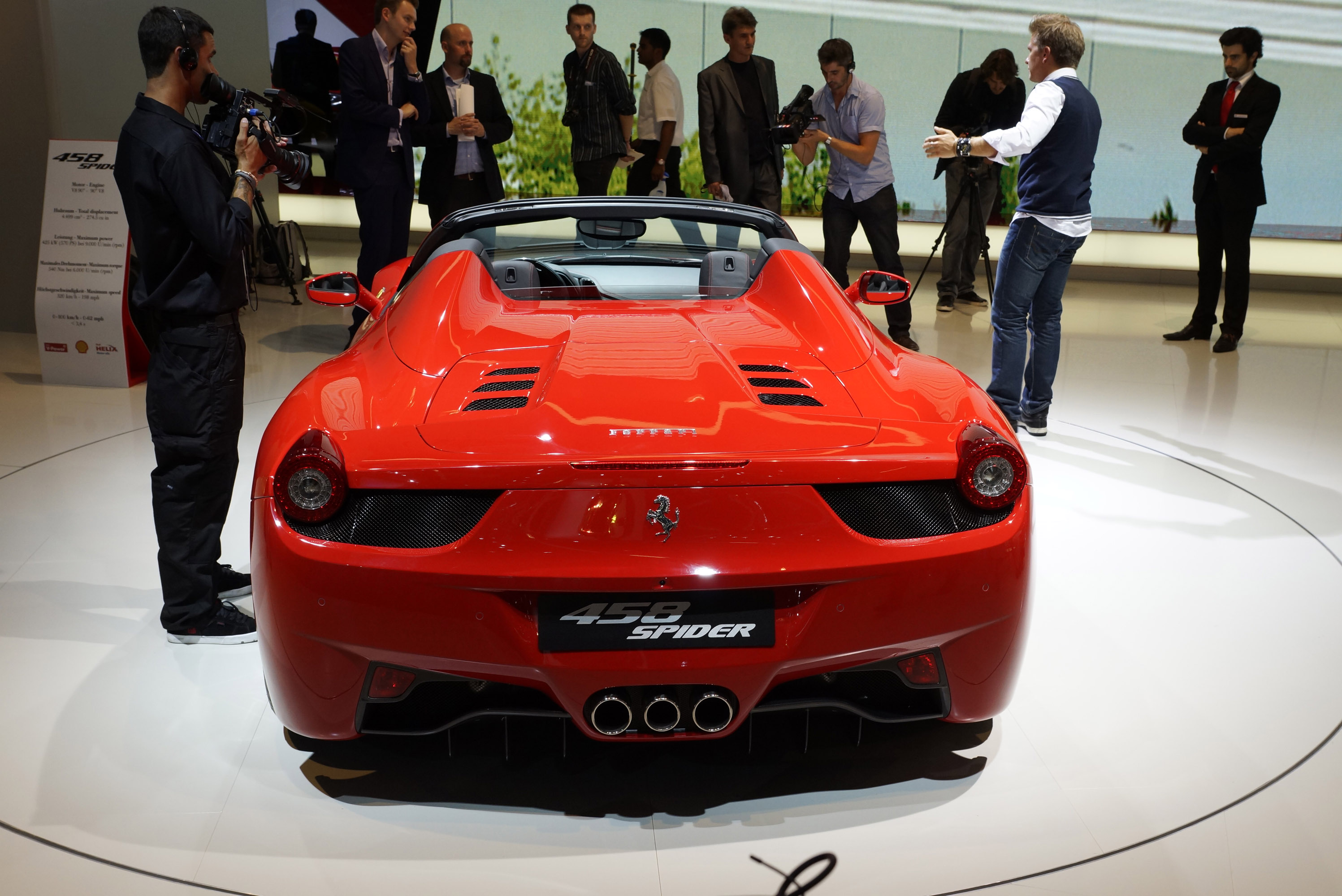 Ferrari 458 Spider Frankfurt