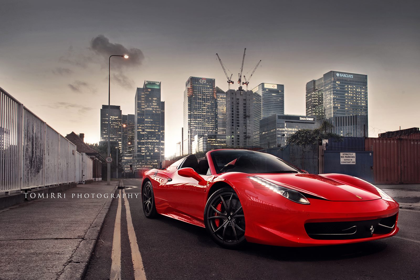 Ferrari 458 Spider Tomirri Photography