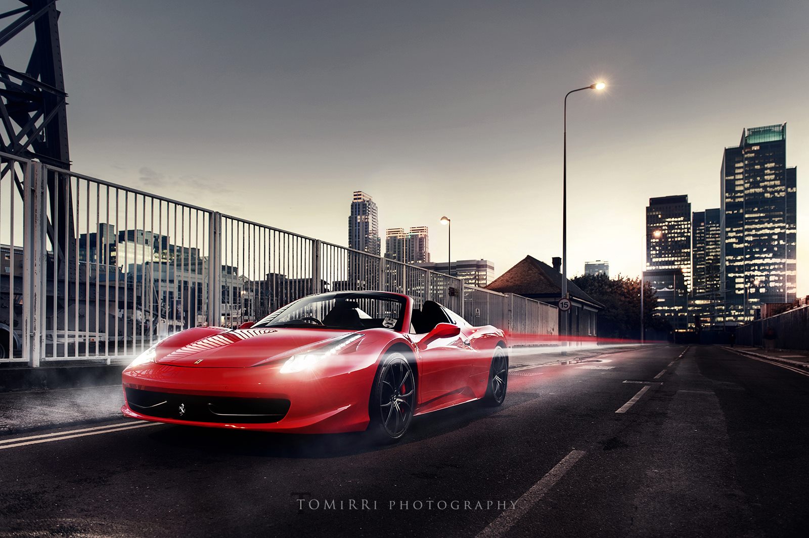 Ferrari 458 Spider Tomirri Photography