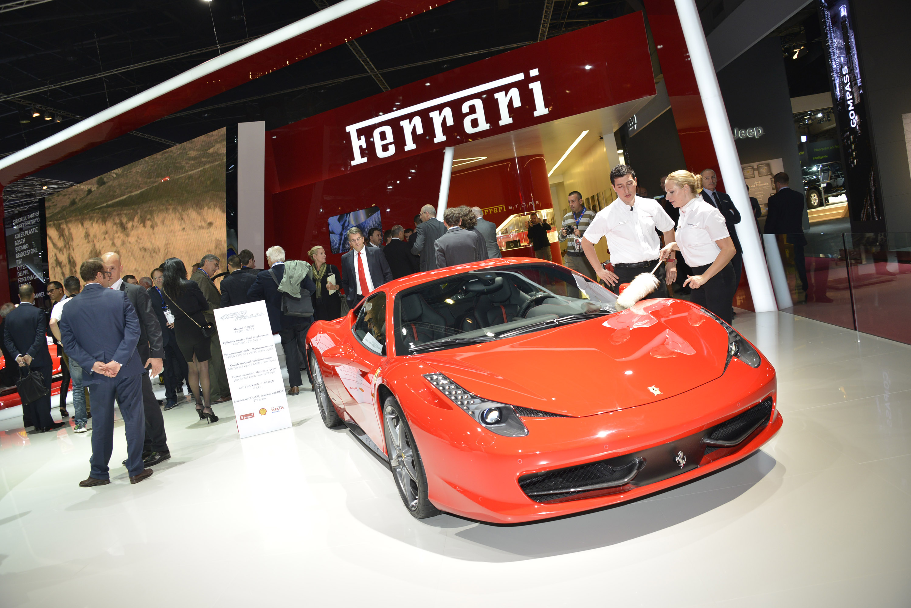Ferrari at Paris Motor Show