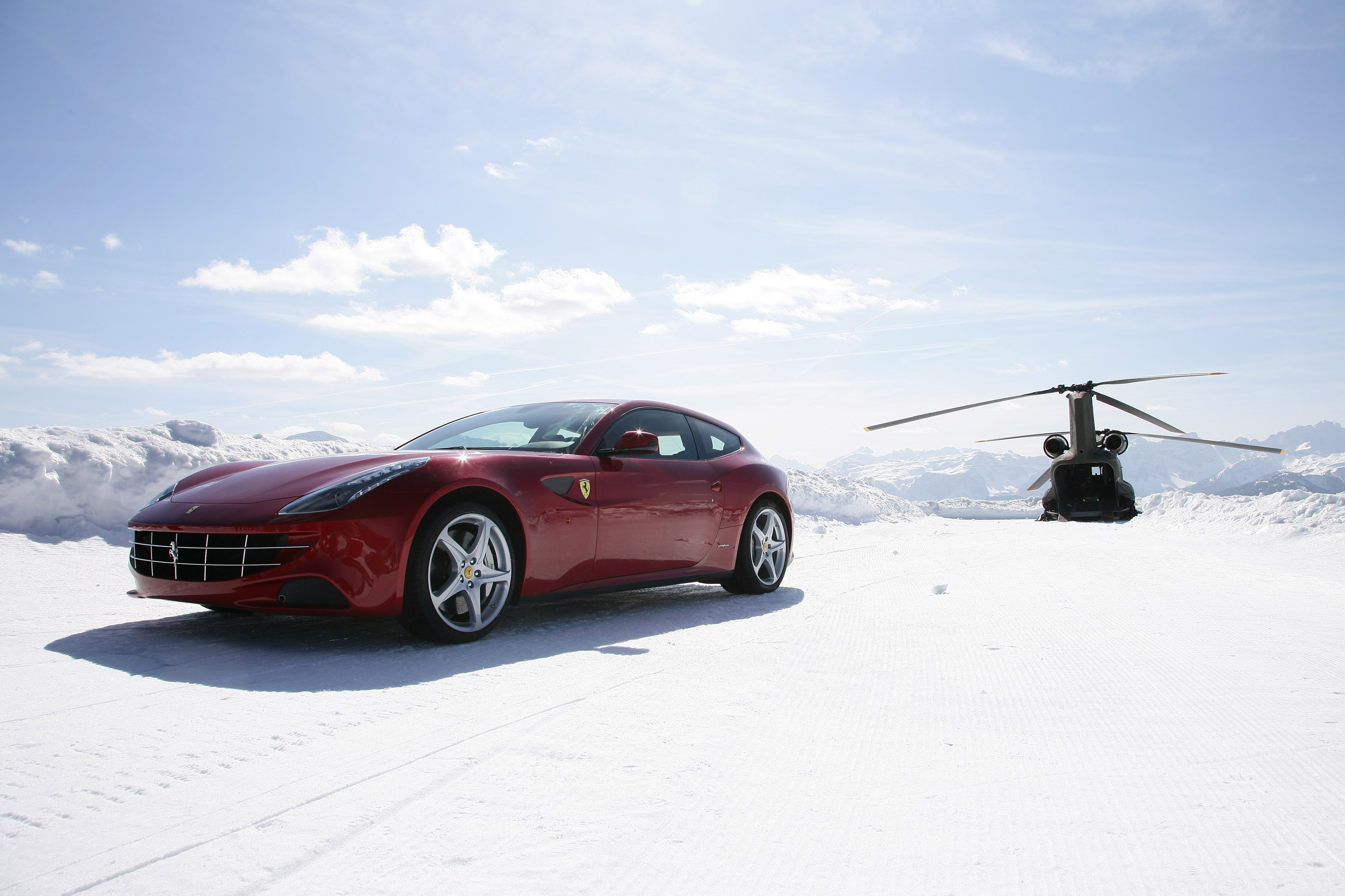 Ferrari FF at Plan De Corones