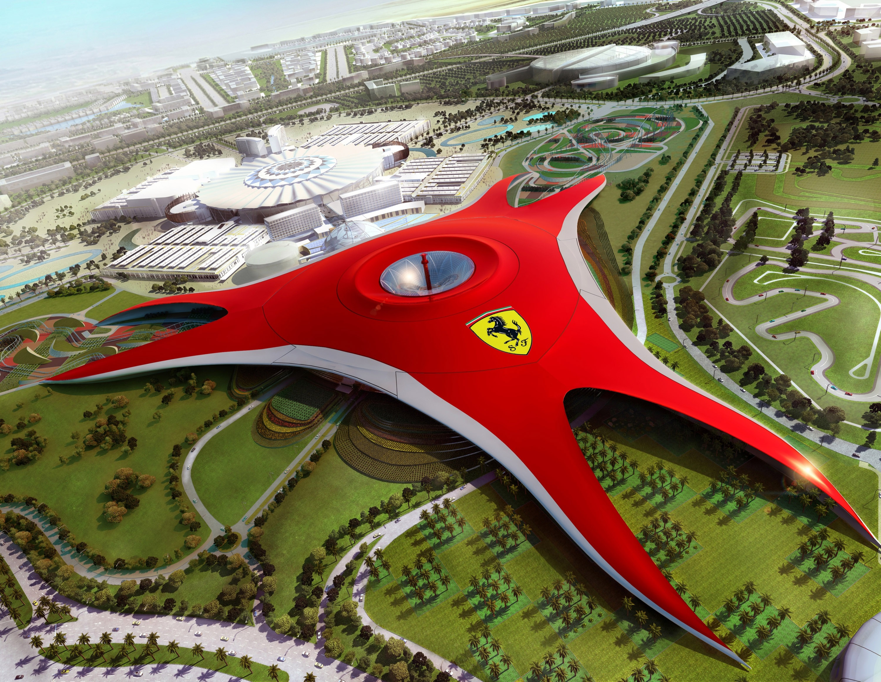 Яс 1 3. Ferrari Park Абу Даби. Парк развлечений Ferrari World в Абу-Даби. Феррари парк Дубай аттракционы. Ferrari World Abu Dhabi аттракционы.