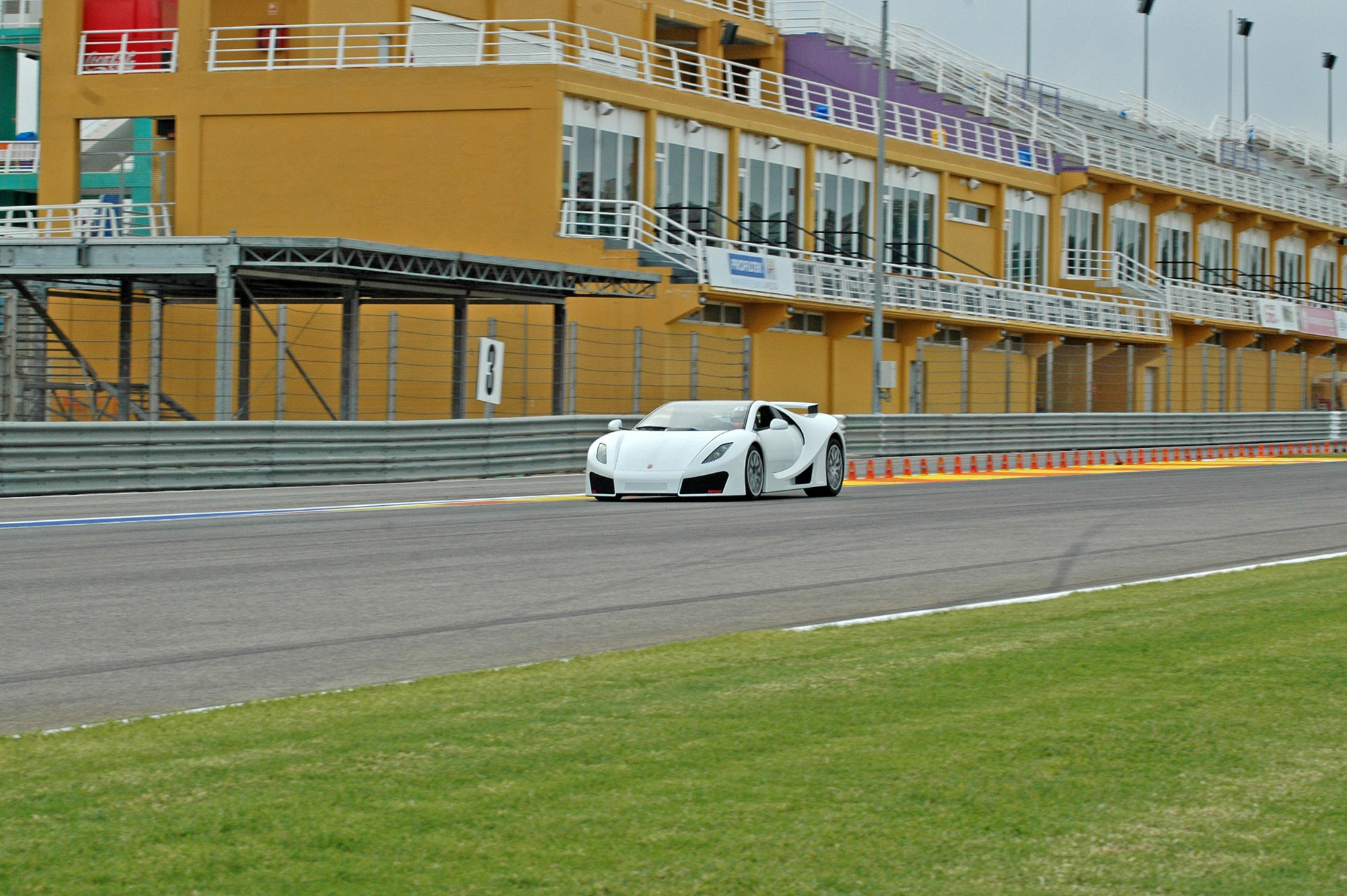 GTA Spano at Ricardo Tormo Circuit
