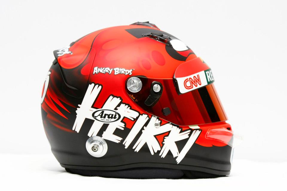 Heikki Kovalainen Angry Birds Helmet