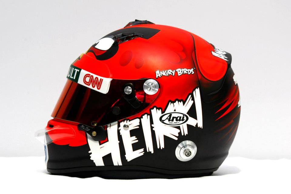Heikki Kovalainen Angry Birds Helmet