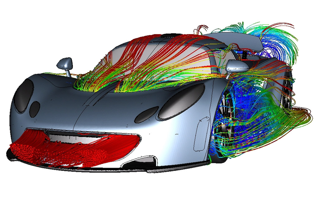 Hennessey Venom GT - CFD