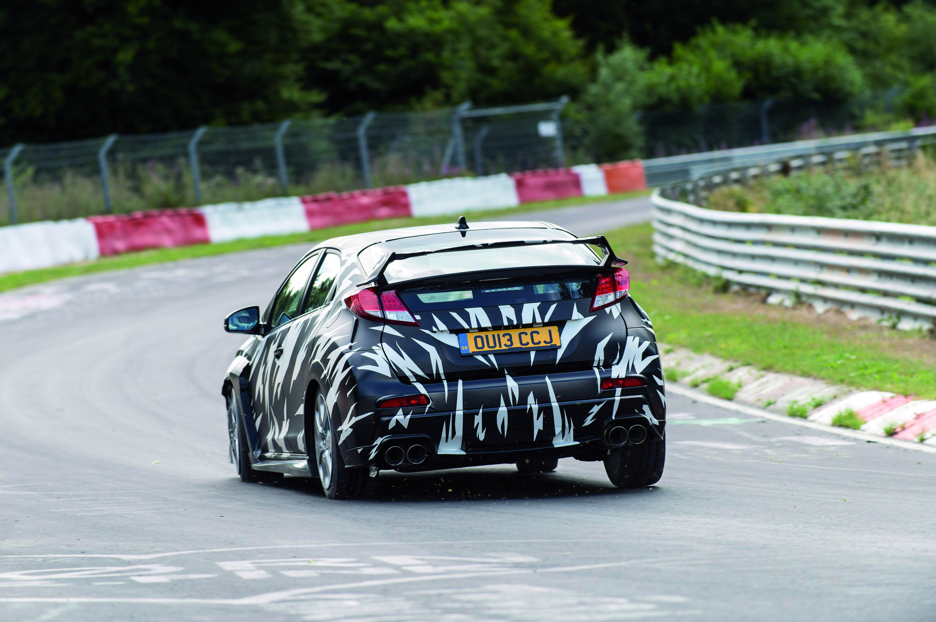 Honda Civic Type R Testing