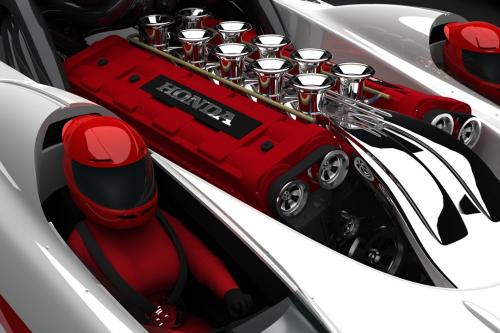 Hot Wheels Honda Racer (2008) - picture 9 of 12