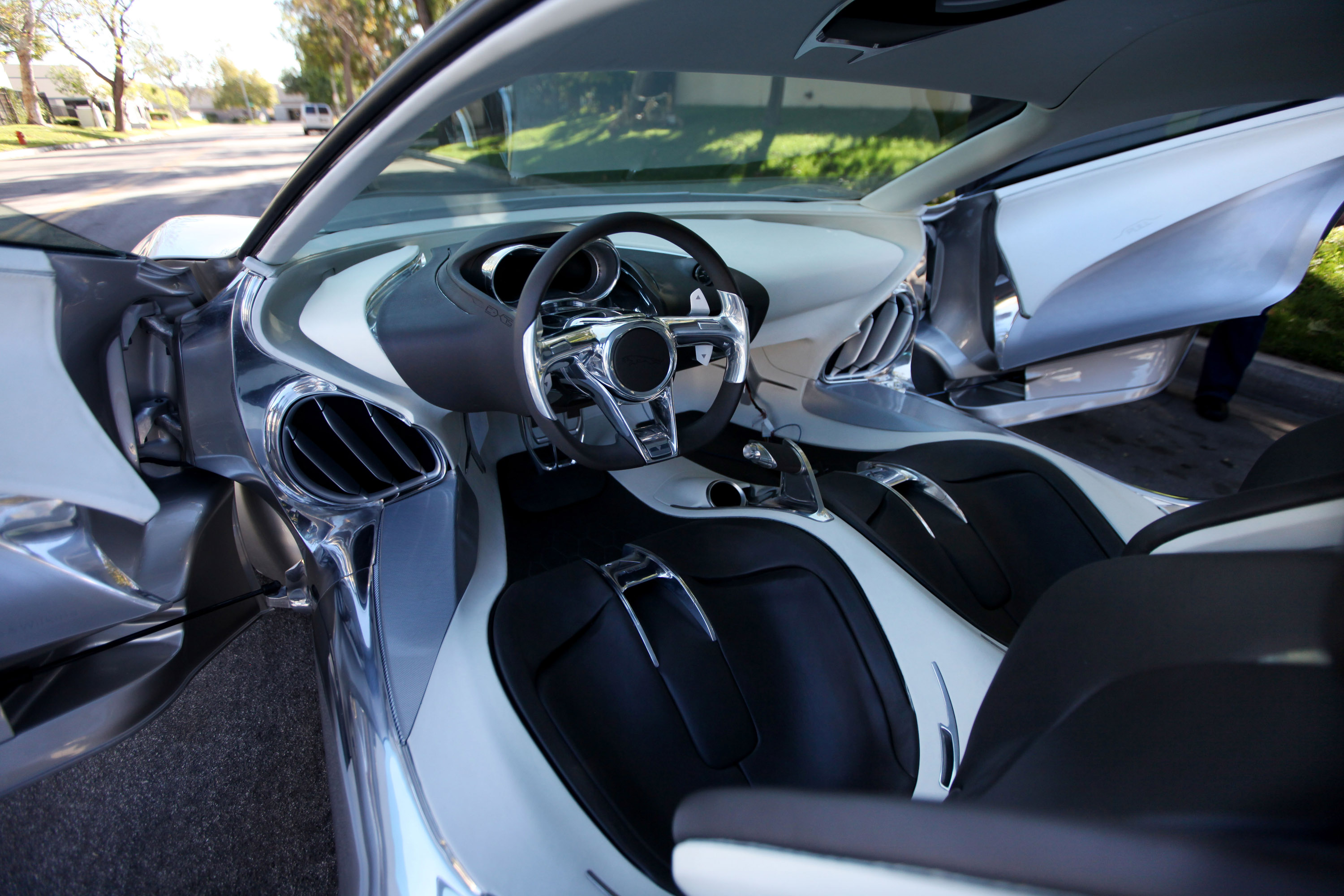 Jay Leno and Jaguar C-X75 Concept