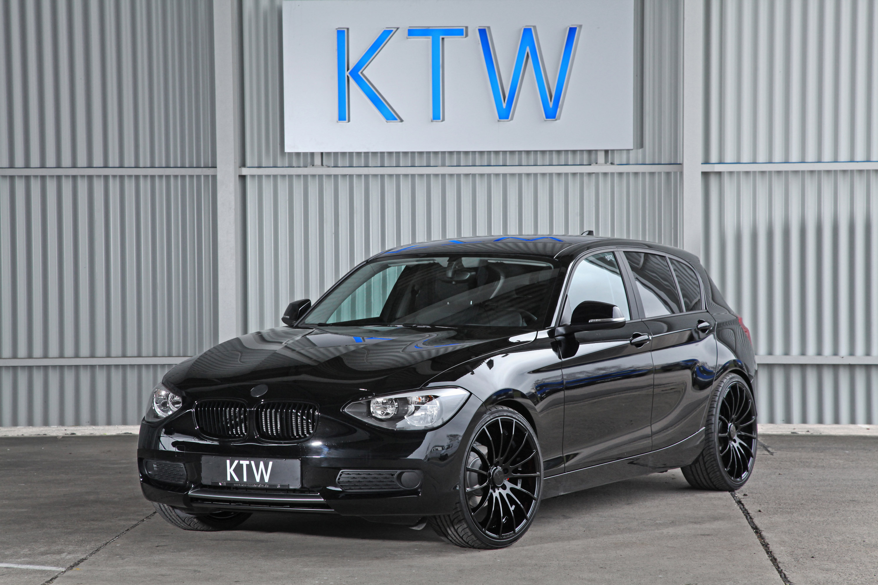 KTW BMW 1-Series Black and White