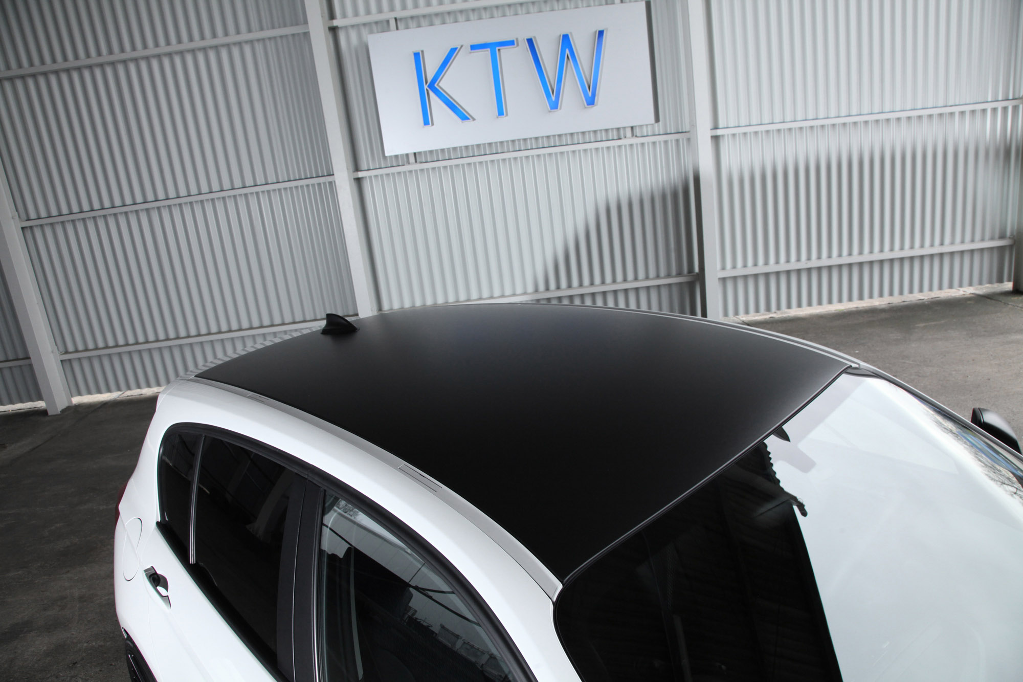 KTW BMW 1-Series Black and White