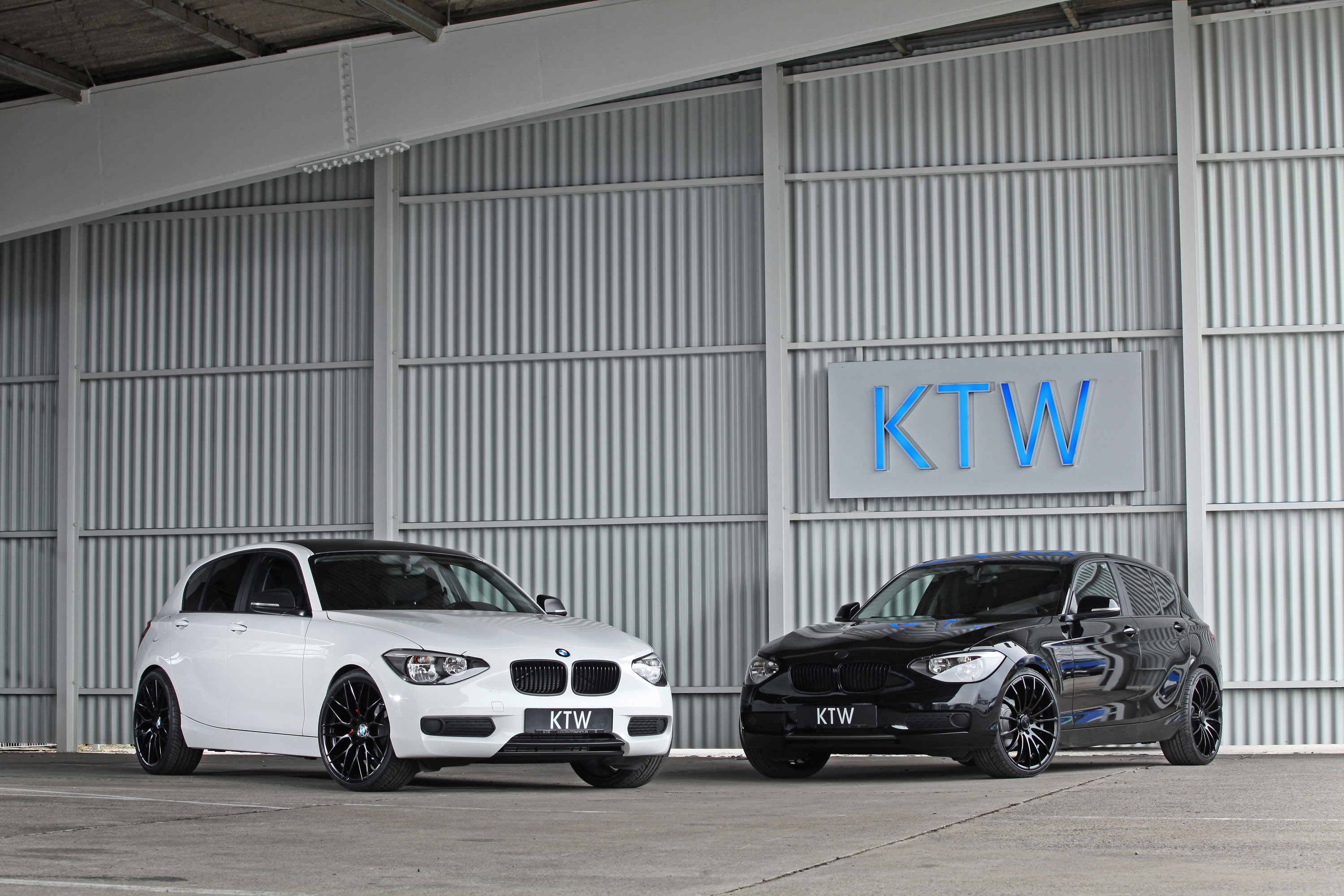 KTW BMW 1-Series Black and White