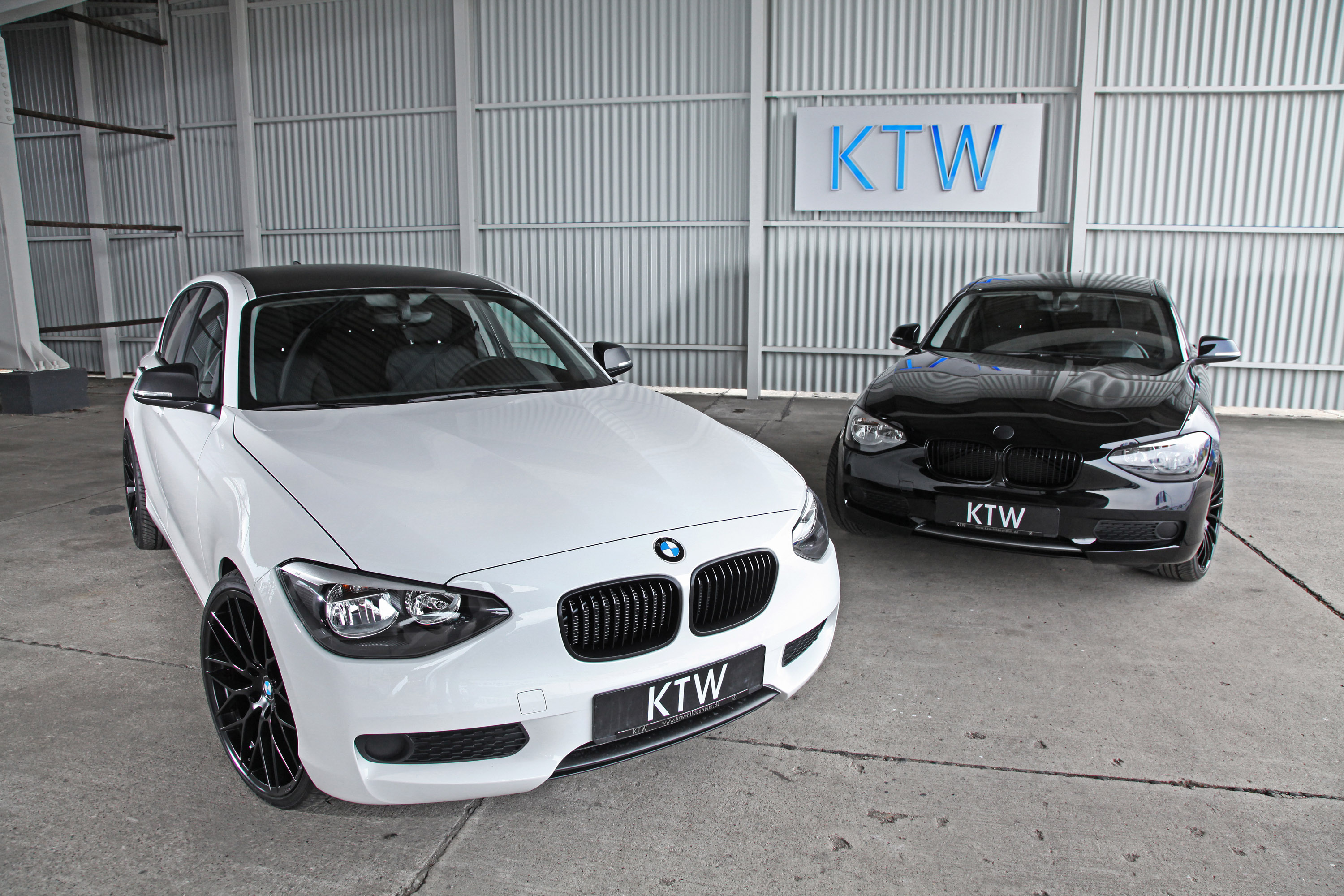 KTW BMW 1-Series Black and White