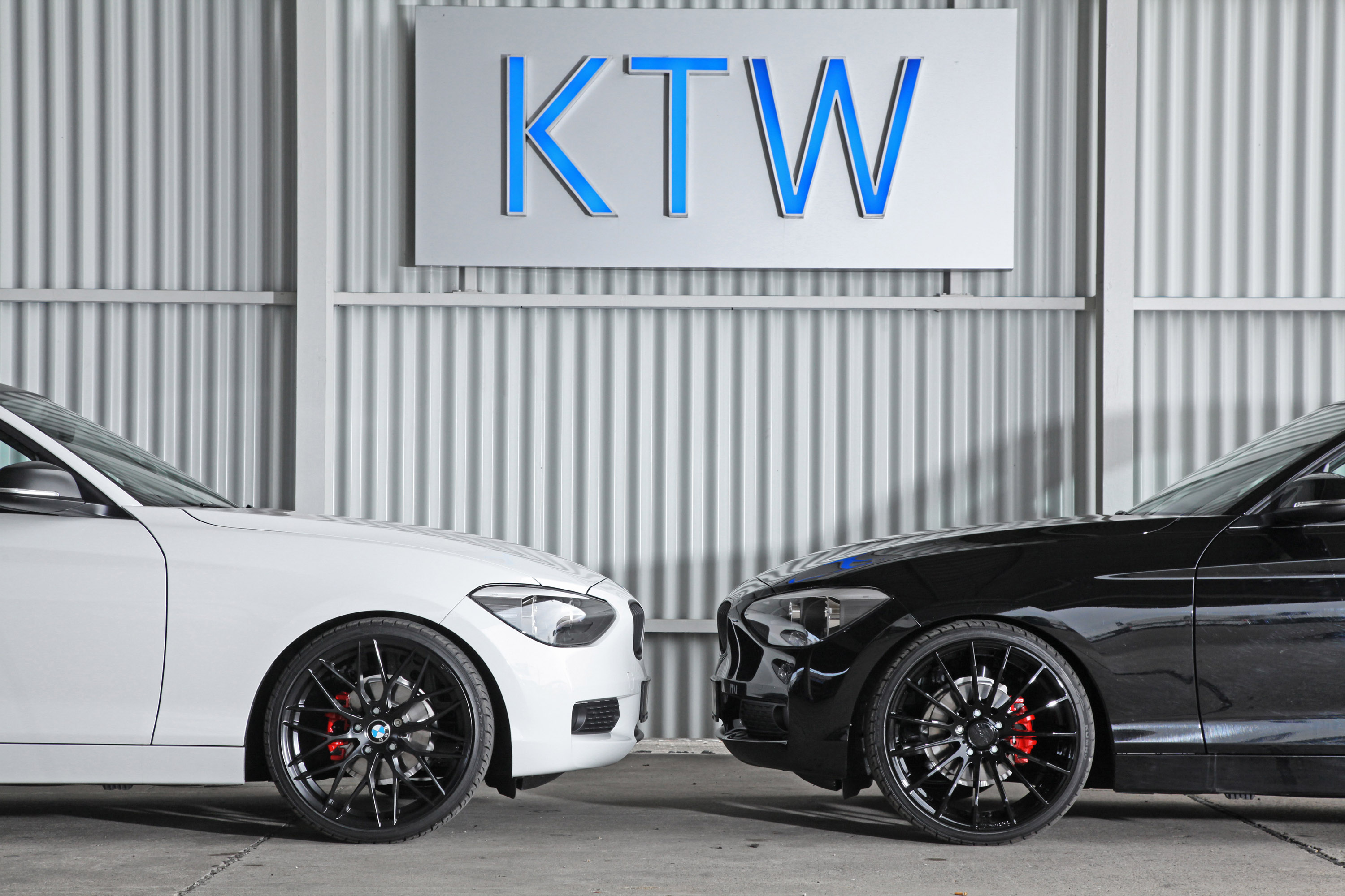 KTW BMW 1-Series Black and White