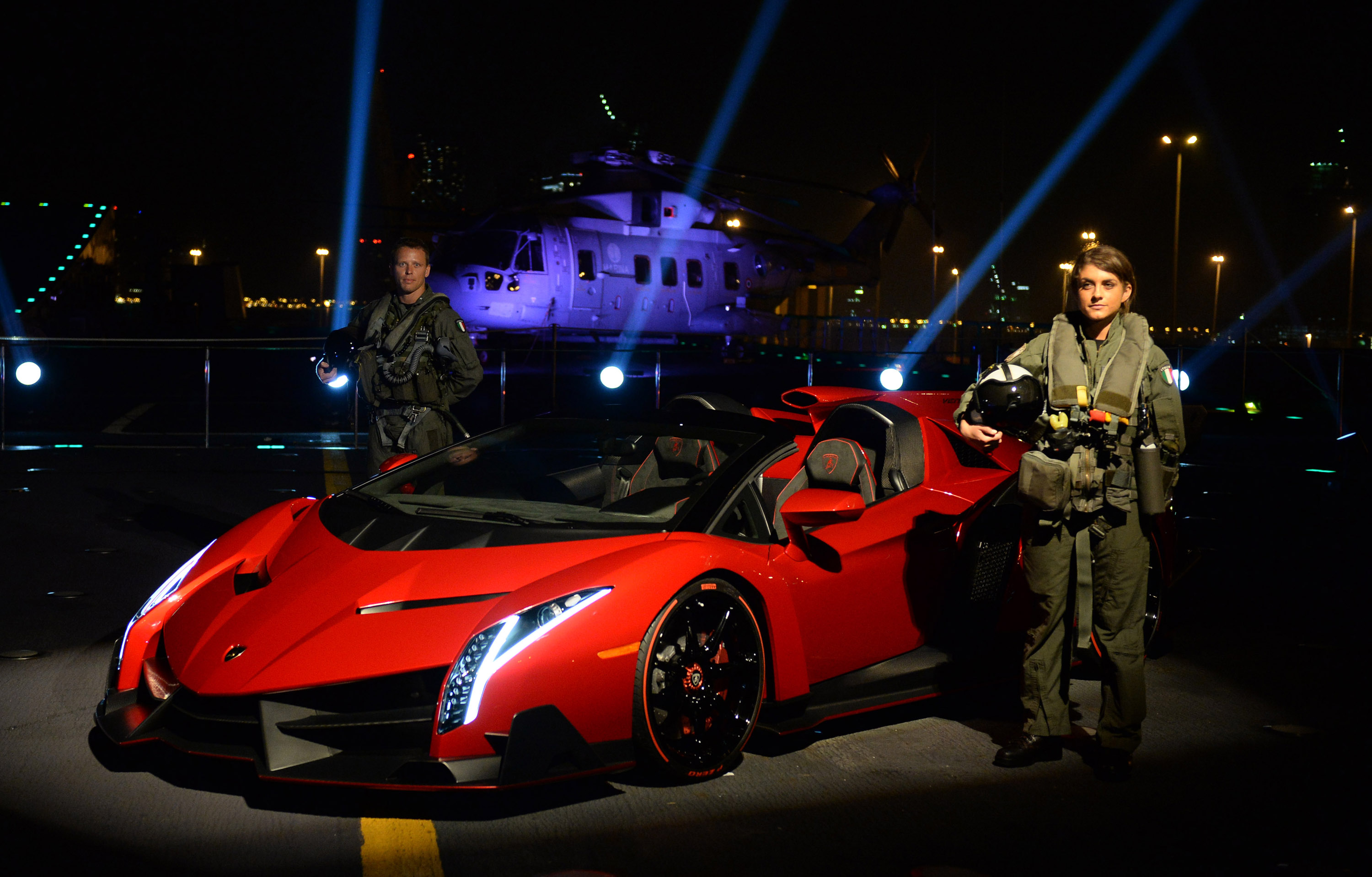 Lamborghini Veneno Roadster at Abu Dhabi