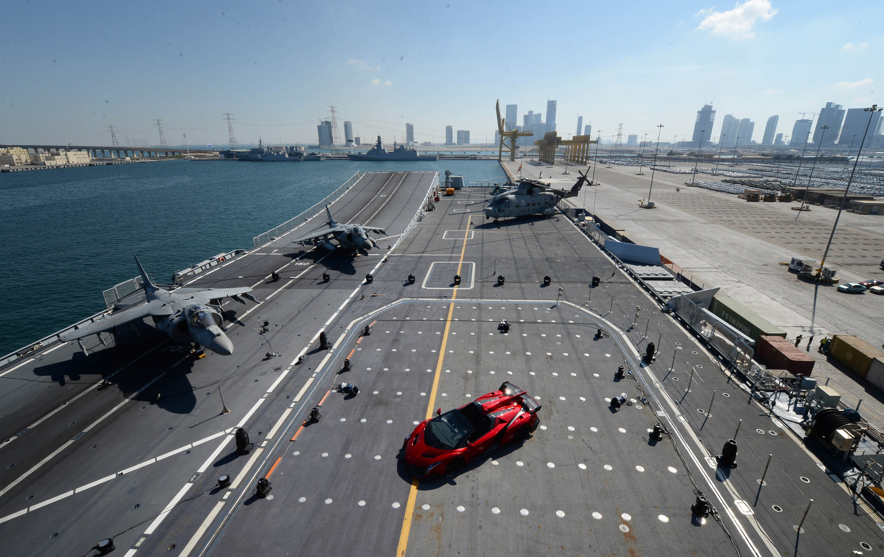 Lamborghini Veneno Roadster at Abu Dhabi