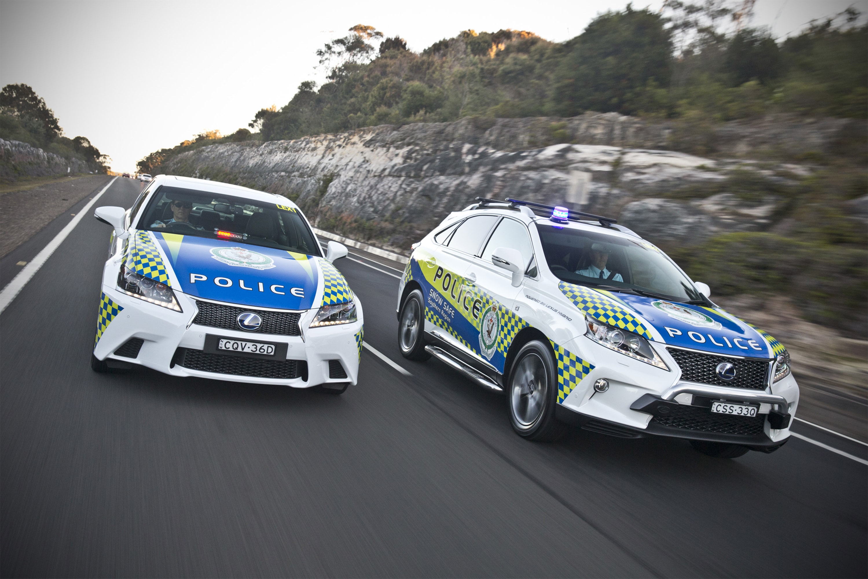 Lexus Police Hi-Vis Hybrids