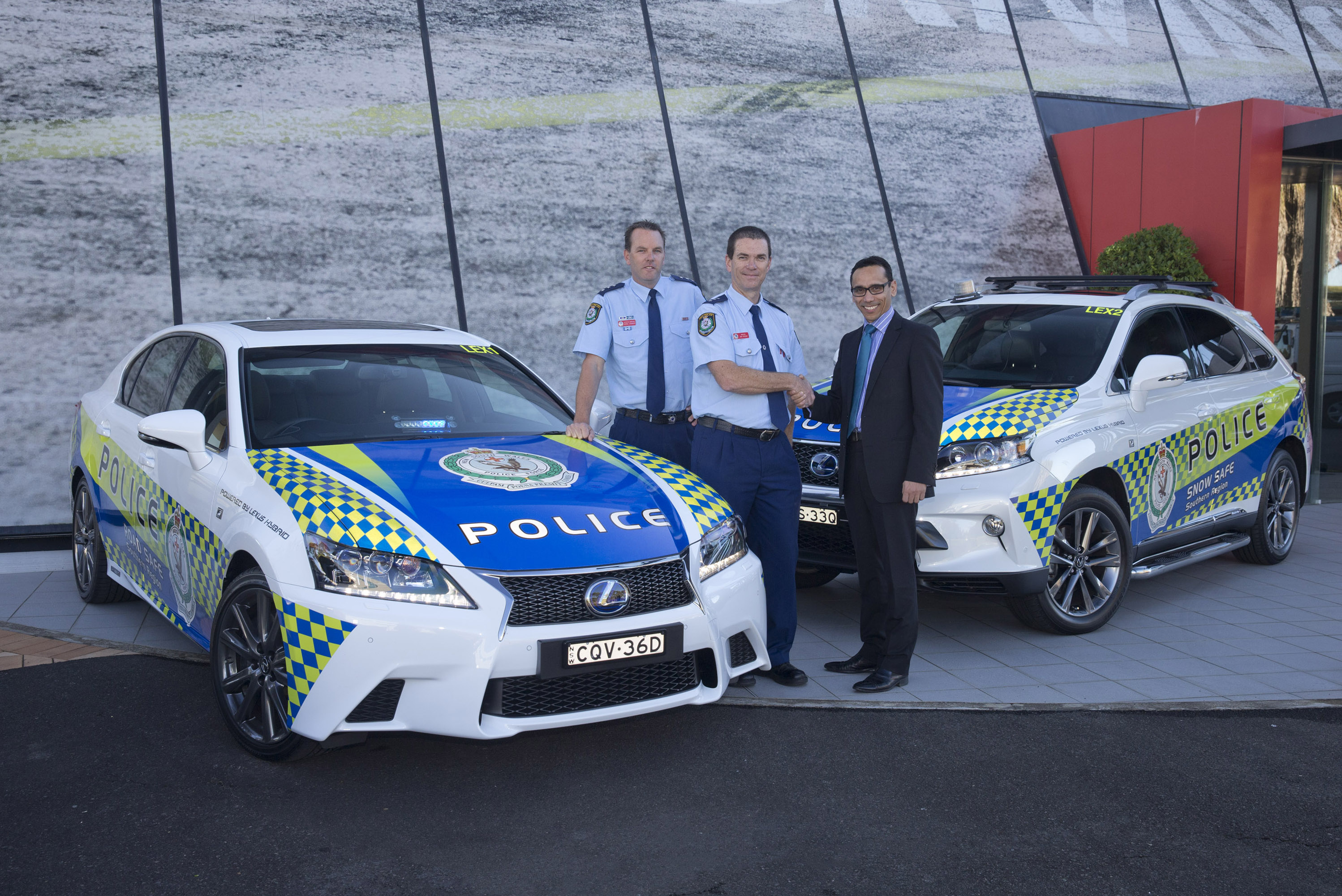 Lexus Police Hi-Vis Hybrids