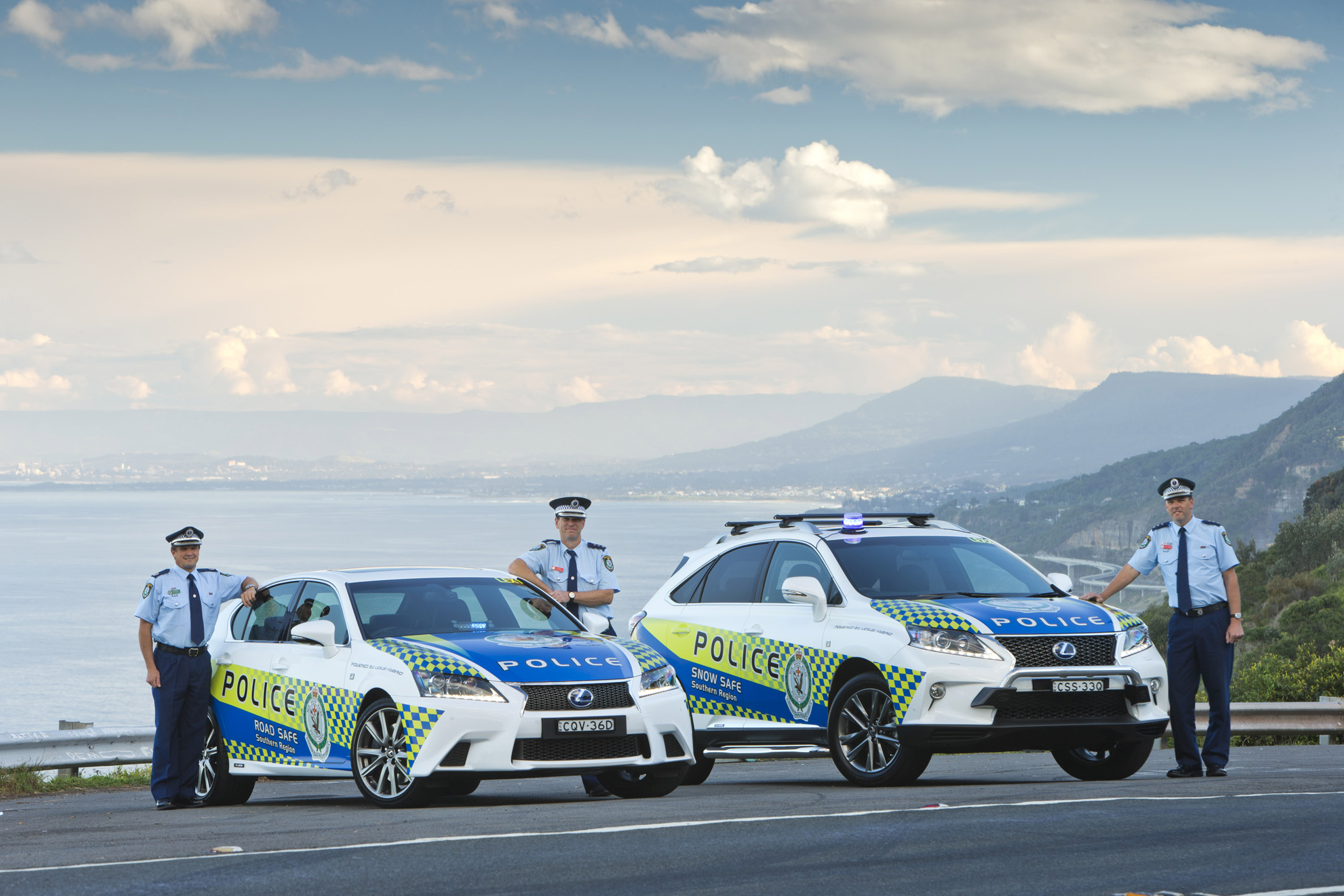 Lexus Police Hi-Vis Hybrids