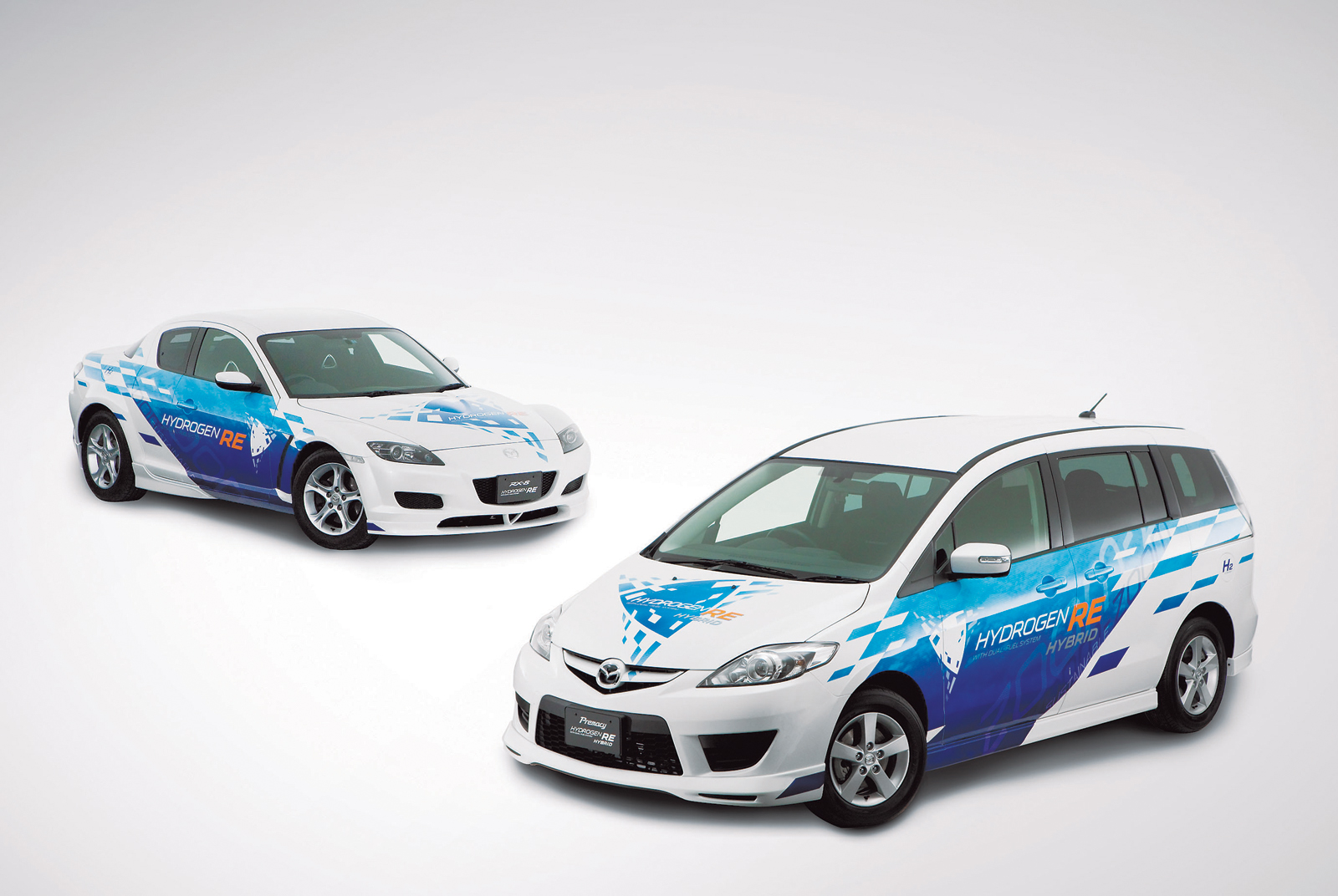 Mazda RX 8 Hydrogen RE & Mazda Premacy Hydrogen RE Hybrid