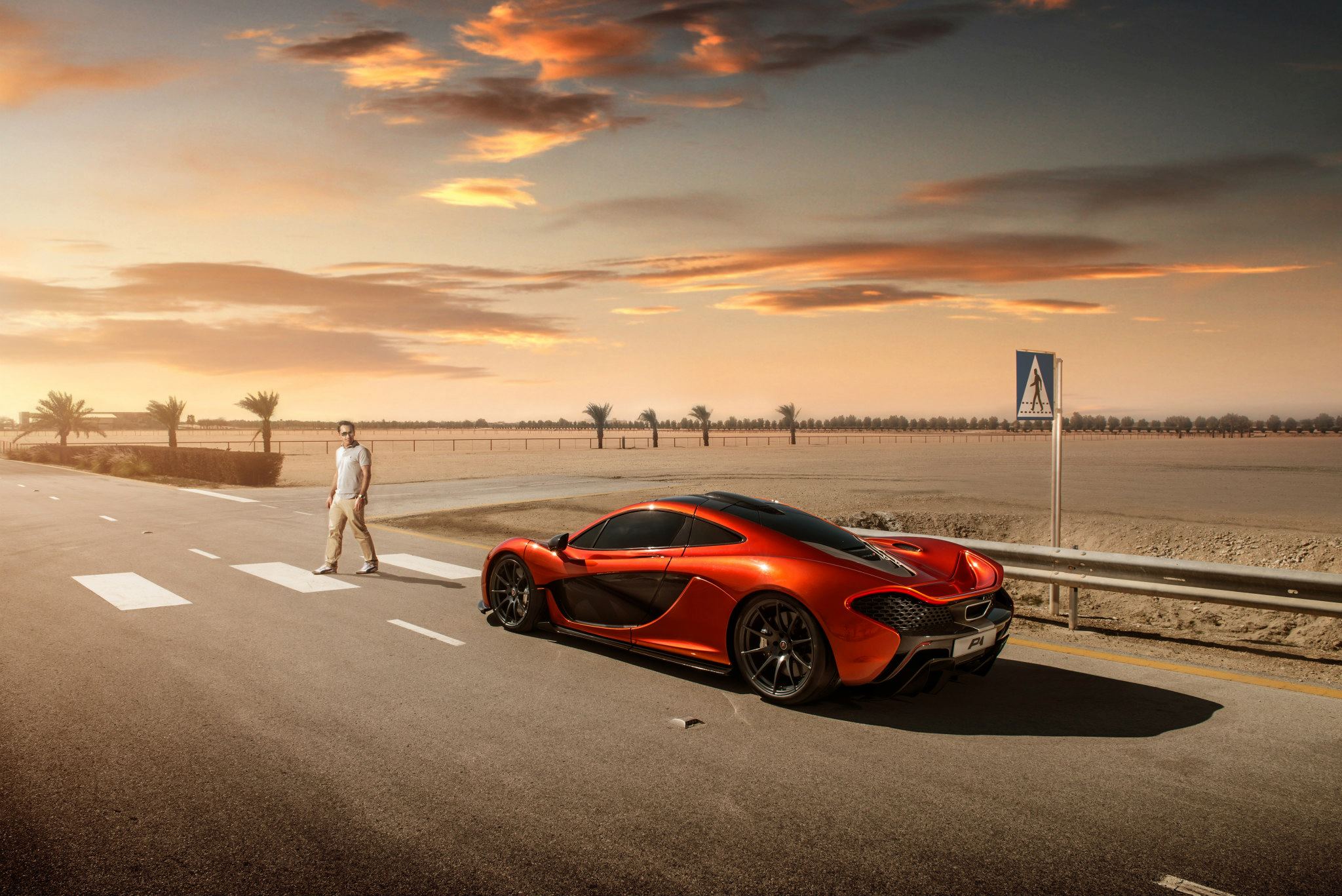 McLaren P1 in Bahrain