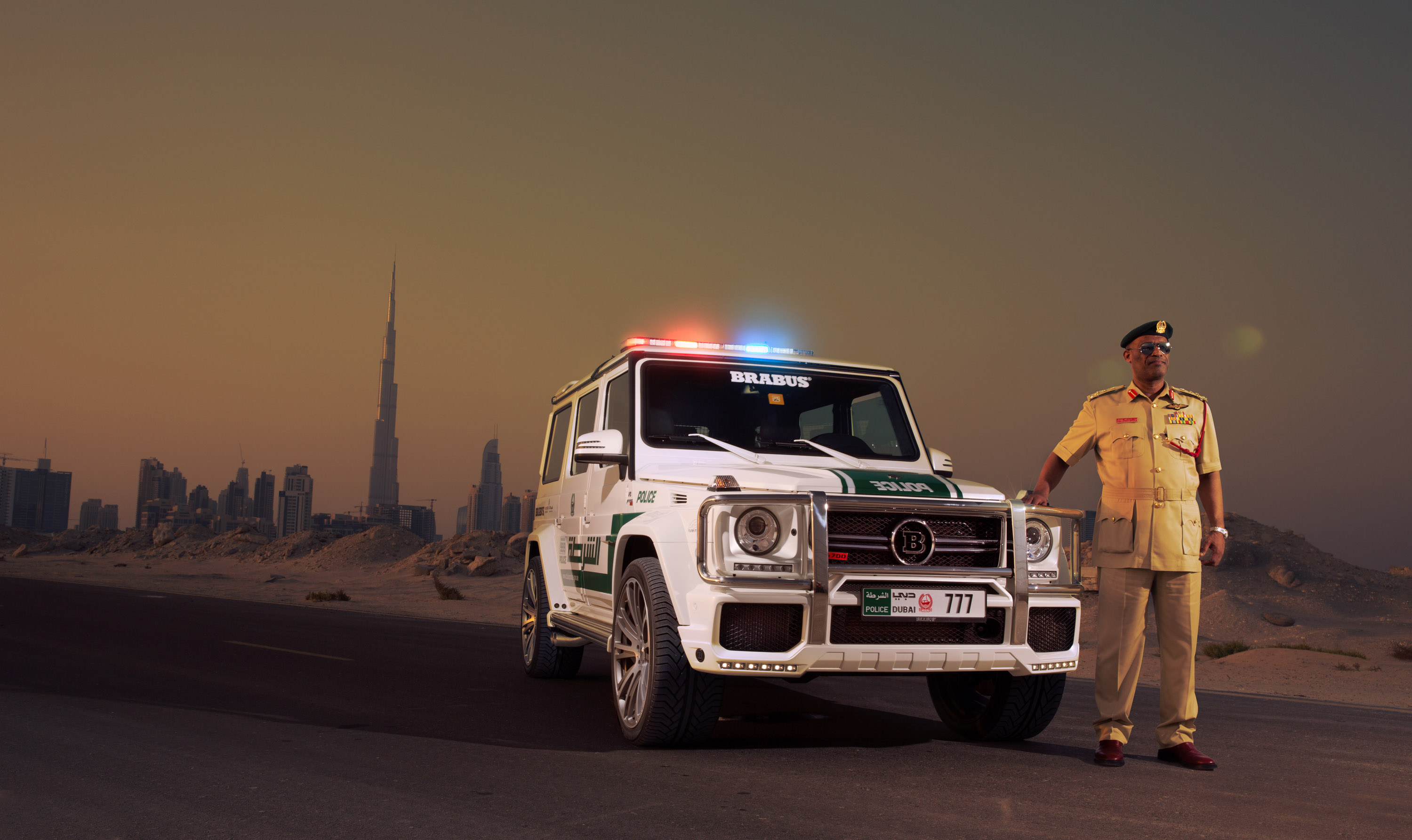 Brabus Mercedes-Benz G-Class B63S 700 Widestar Dubai Police