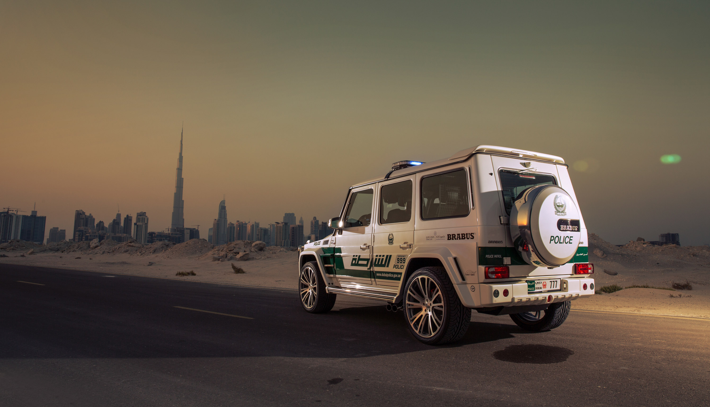 Brabus Mercedes-Benz G-Class B63S 700 Widestar Dubai Police