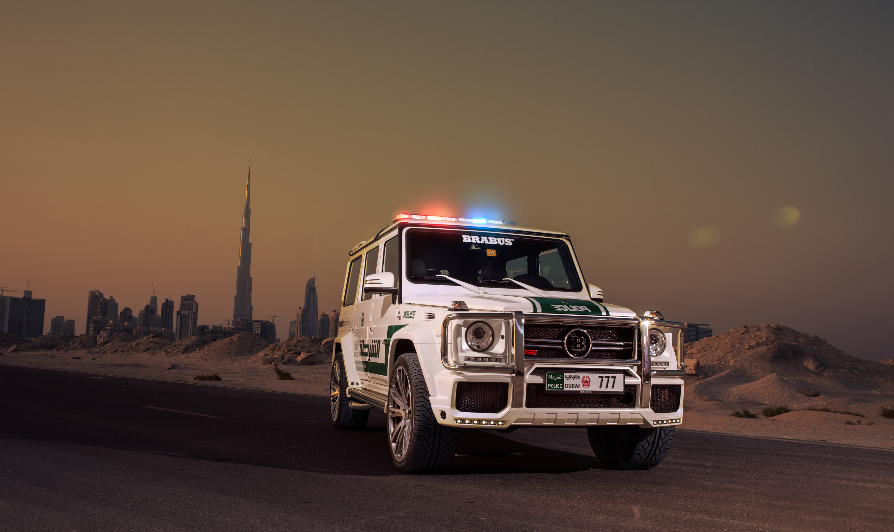 Brabus Mercedes-Benz G-Class B63S 700 Widestar Dubai Police