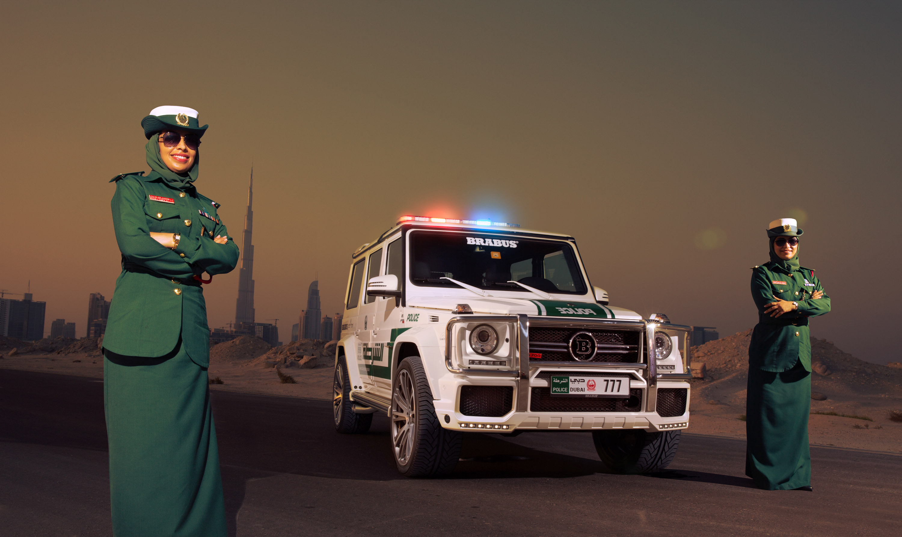 Brabus Mercedes-Benz G-Class B63S 700 Widestar Dubai Police