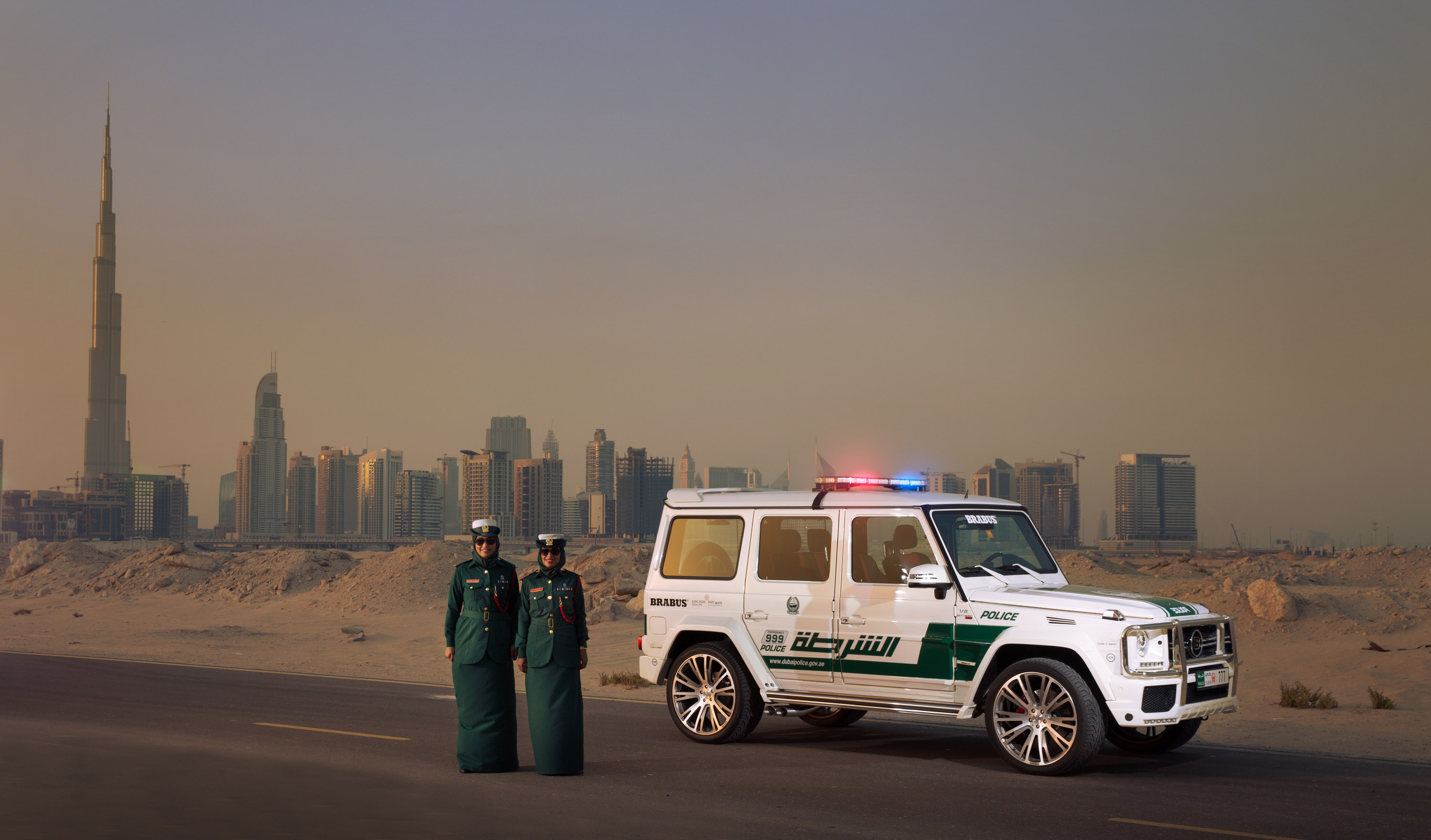 Brabus Mercedes-Benz G-Class B63S 700 Widestar Dubai Police