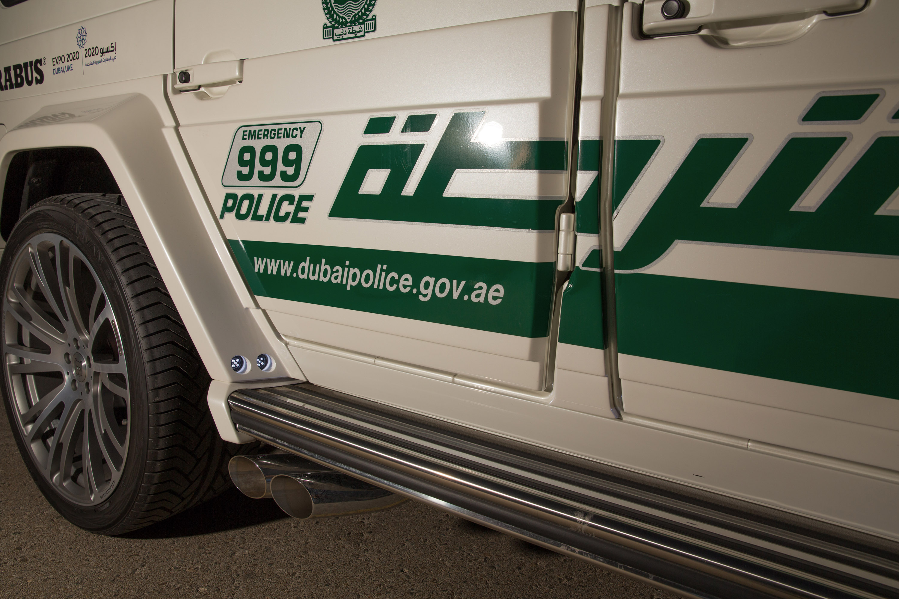 Brabus Mercedes-Benz G-Class B63S 700 Widestar Dubai Police